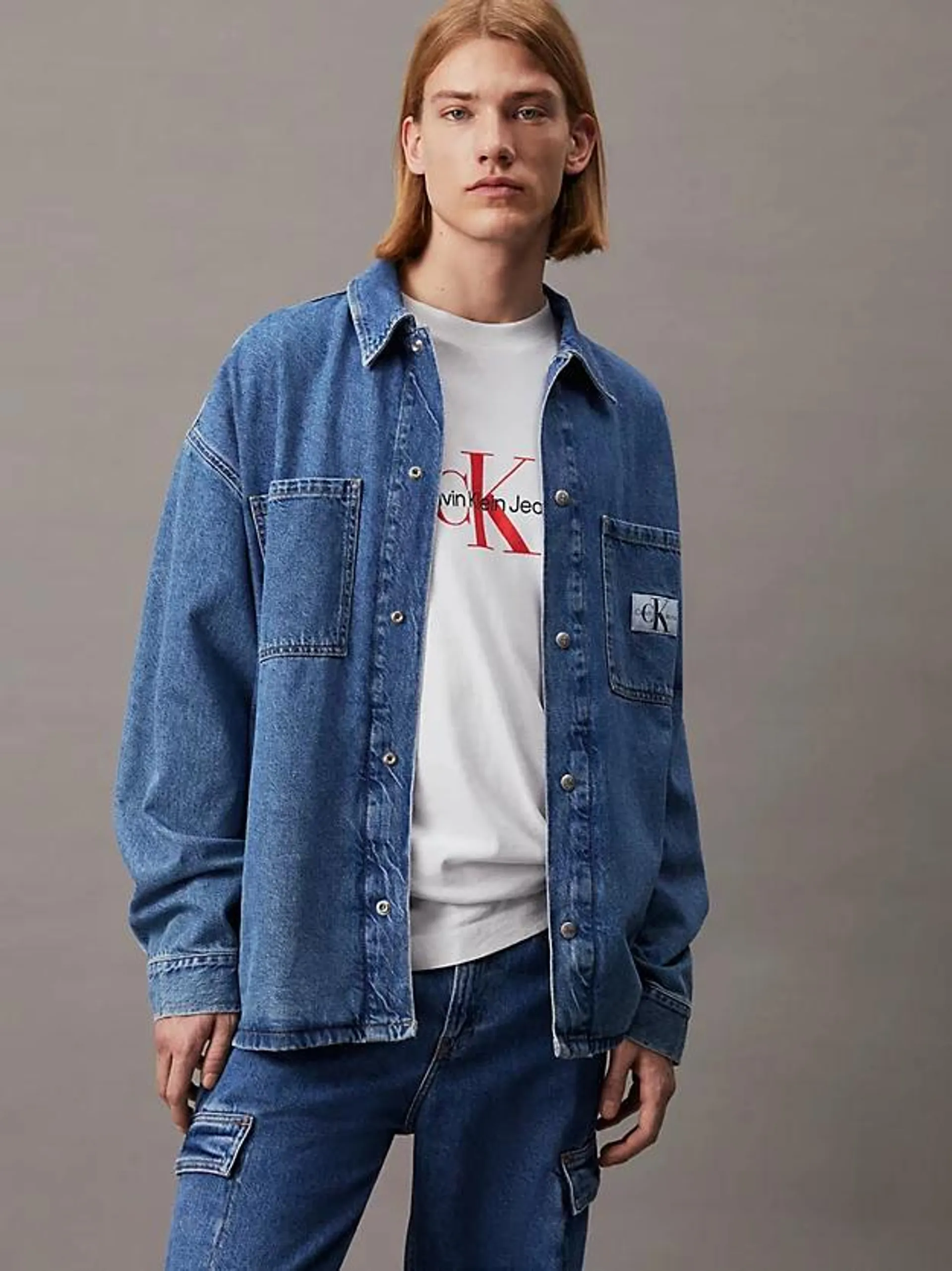 Oversized Denim Shirt Jacket