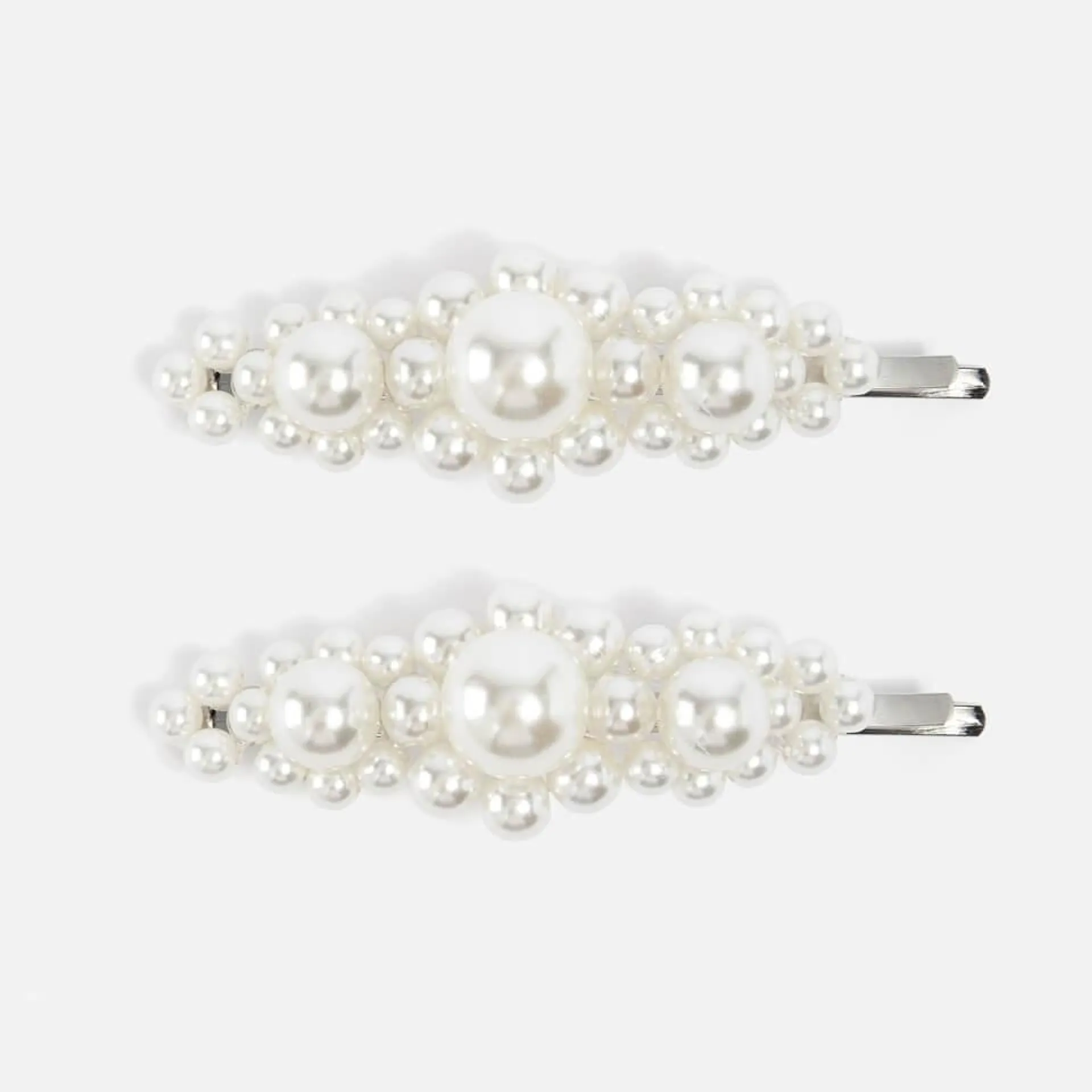 Sister Jane Ocean Charm Faux Pearl Hair Clips