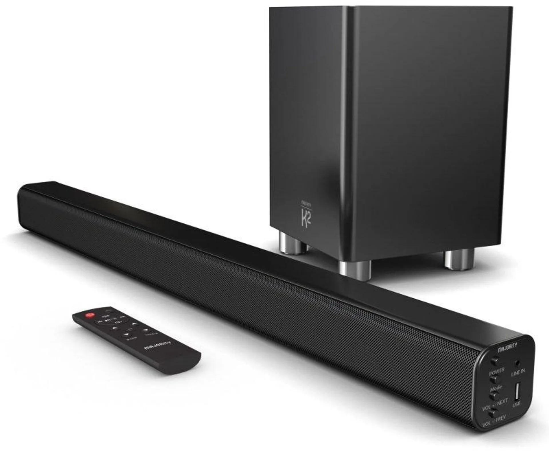 Majority K2 Soundbar with Subwoofer