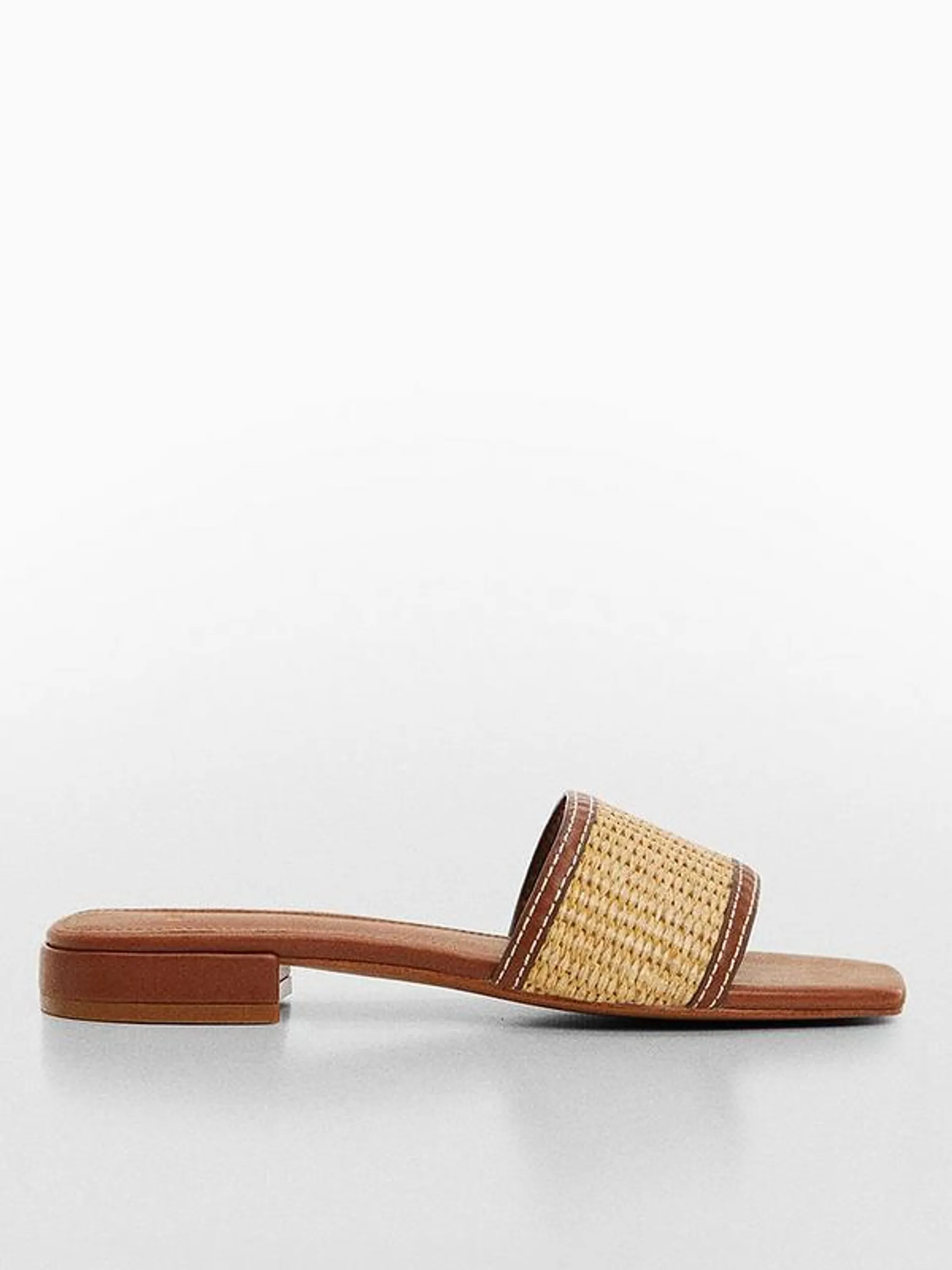 Raffia Strap Sandal