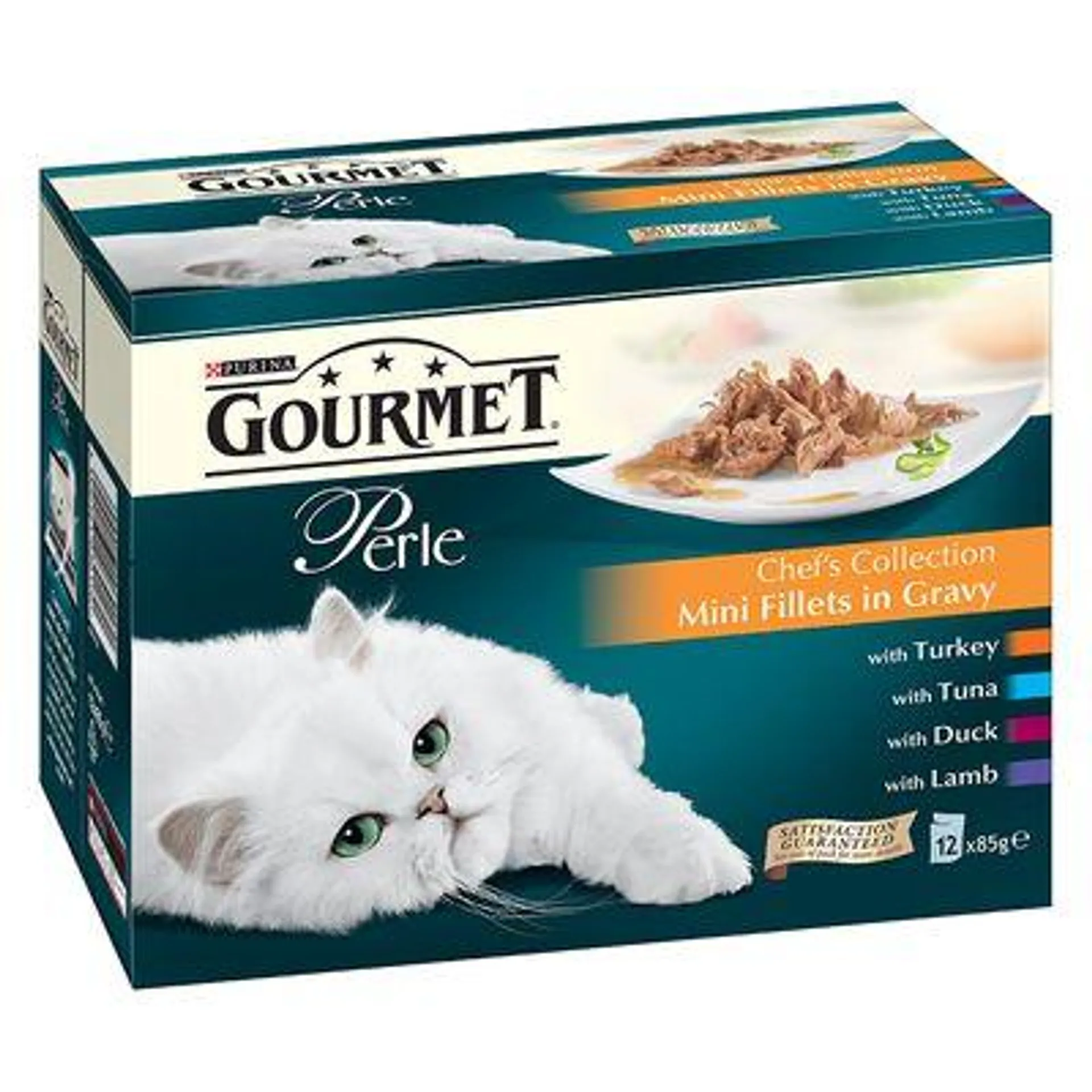 60 x 85g Gourmet Perle Pouches Mixed Pack - 50 + 10 Free! *