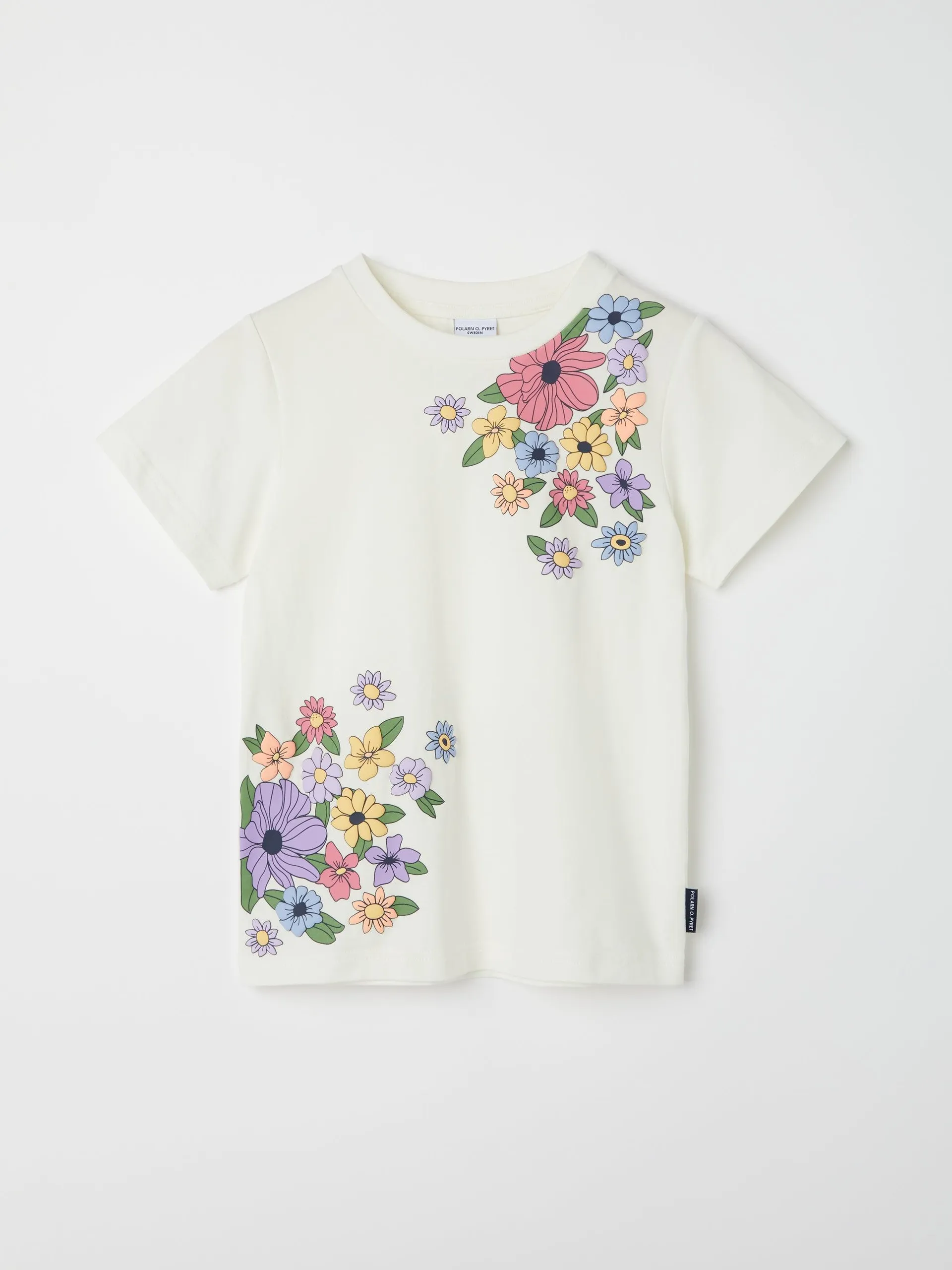 Floral Print Kids T-Shirt