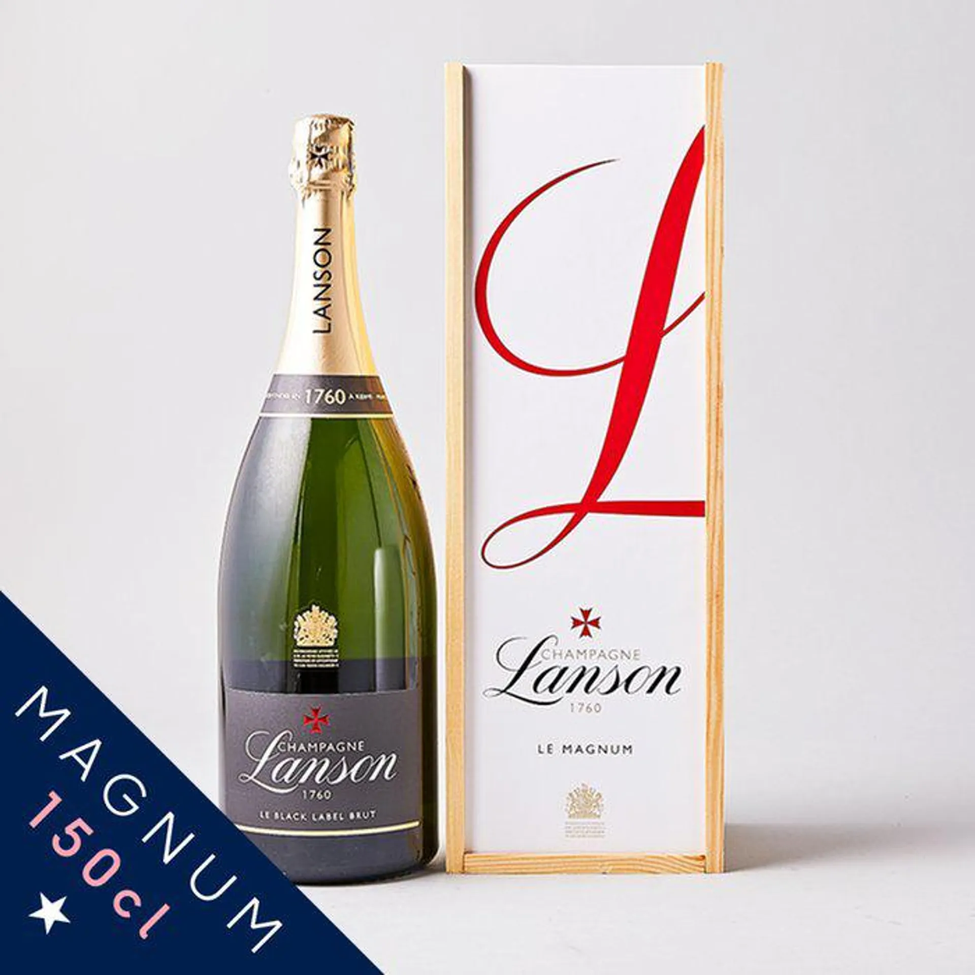 Lanson Black Label Magnum Champagne 150cl Gift Box