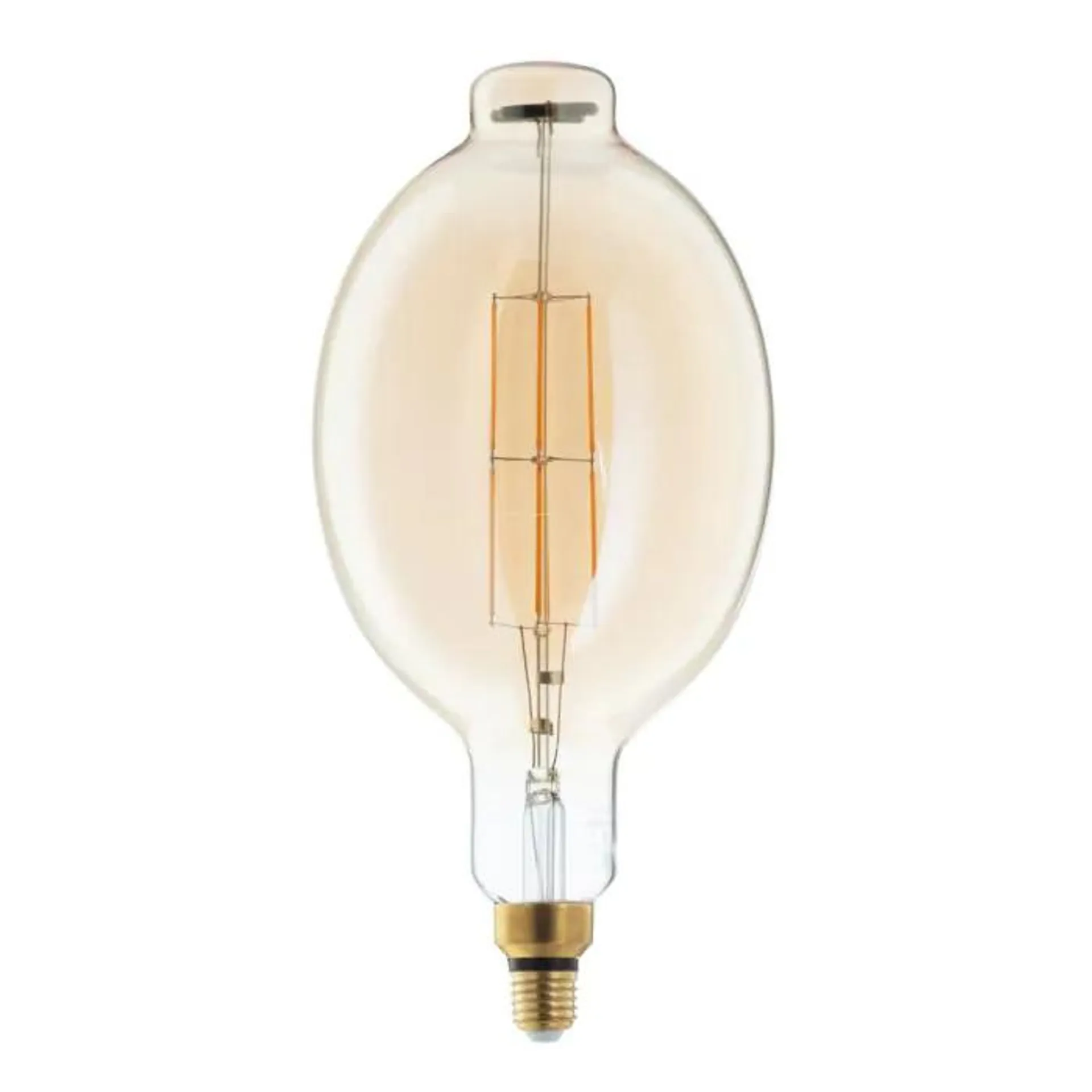 6W LED Oversized Vintage Style ES E27 Filament Bulb, Amber