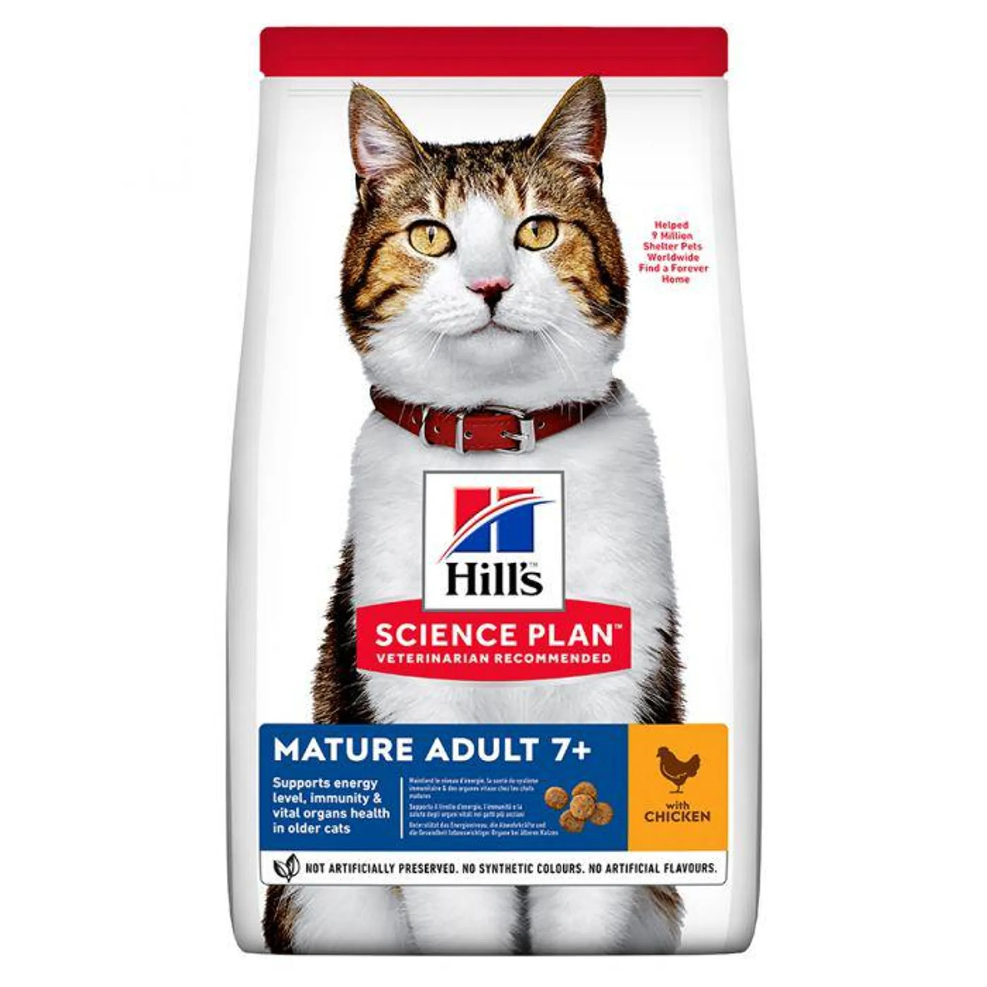 Hills Science Plan Mature Adult Cat Food with Chicken 1.5kg