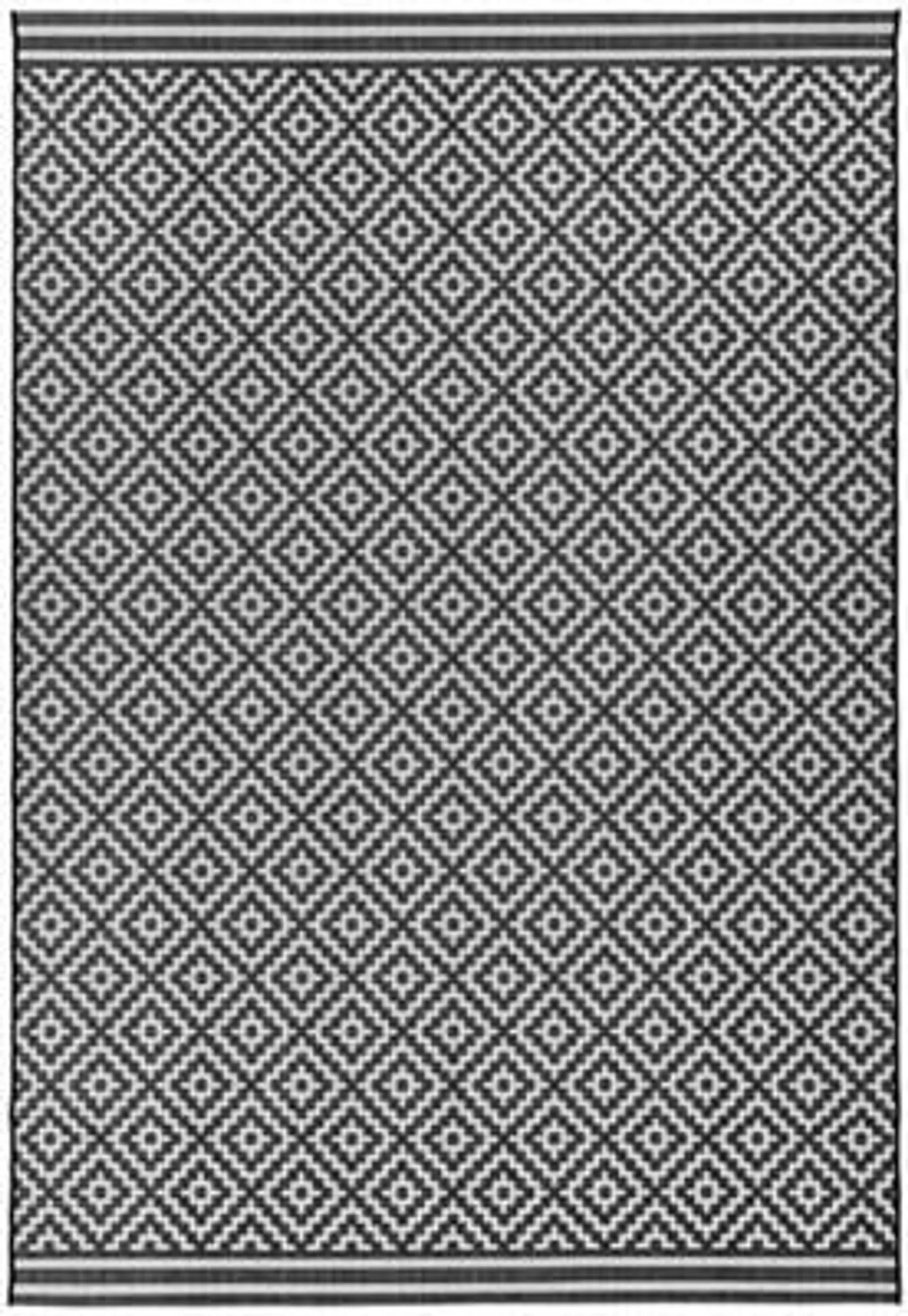Asiatic Carpets Patio 120x170cm 12 Diamnd Mono