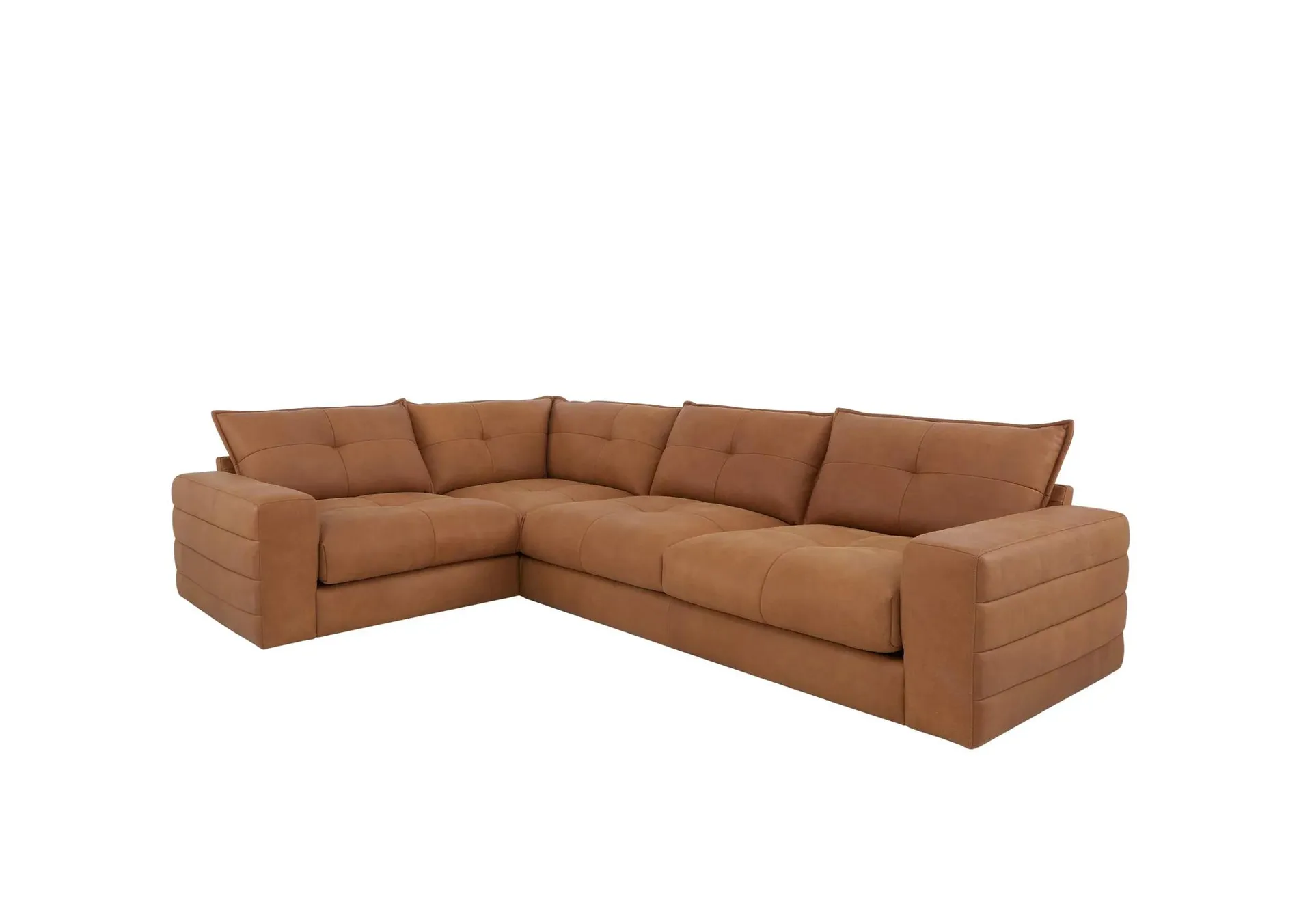 Boutique Brando Small Leather Corner Sofa