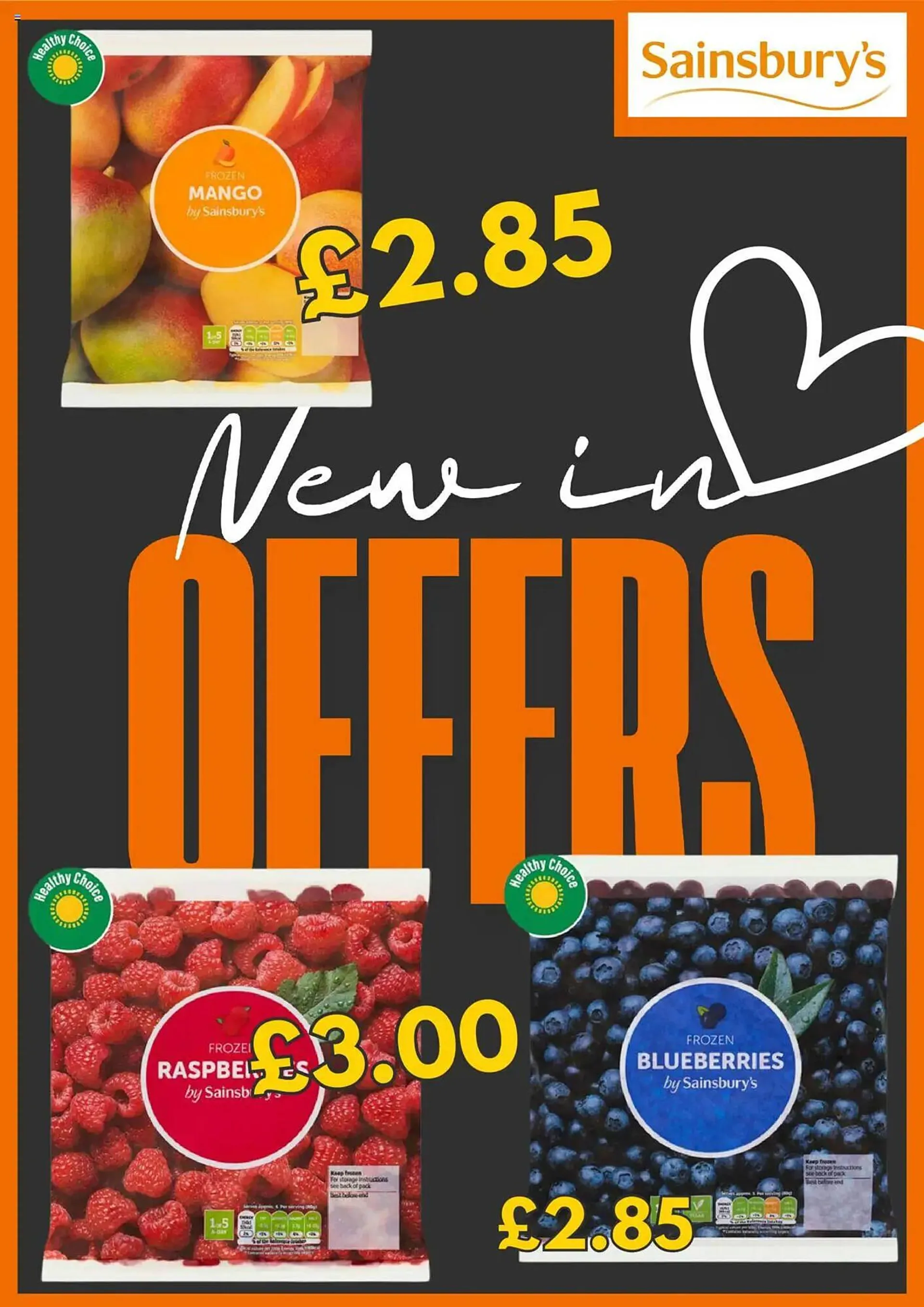 Sainsburys leaflet - 1