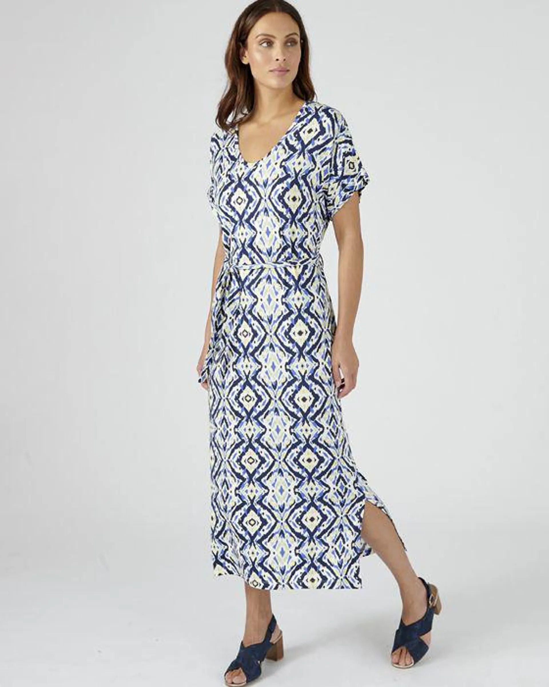 Jersey Print Dress