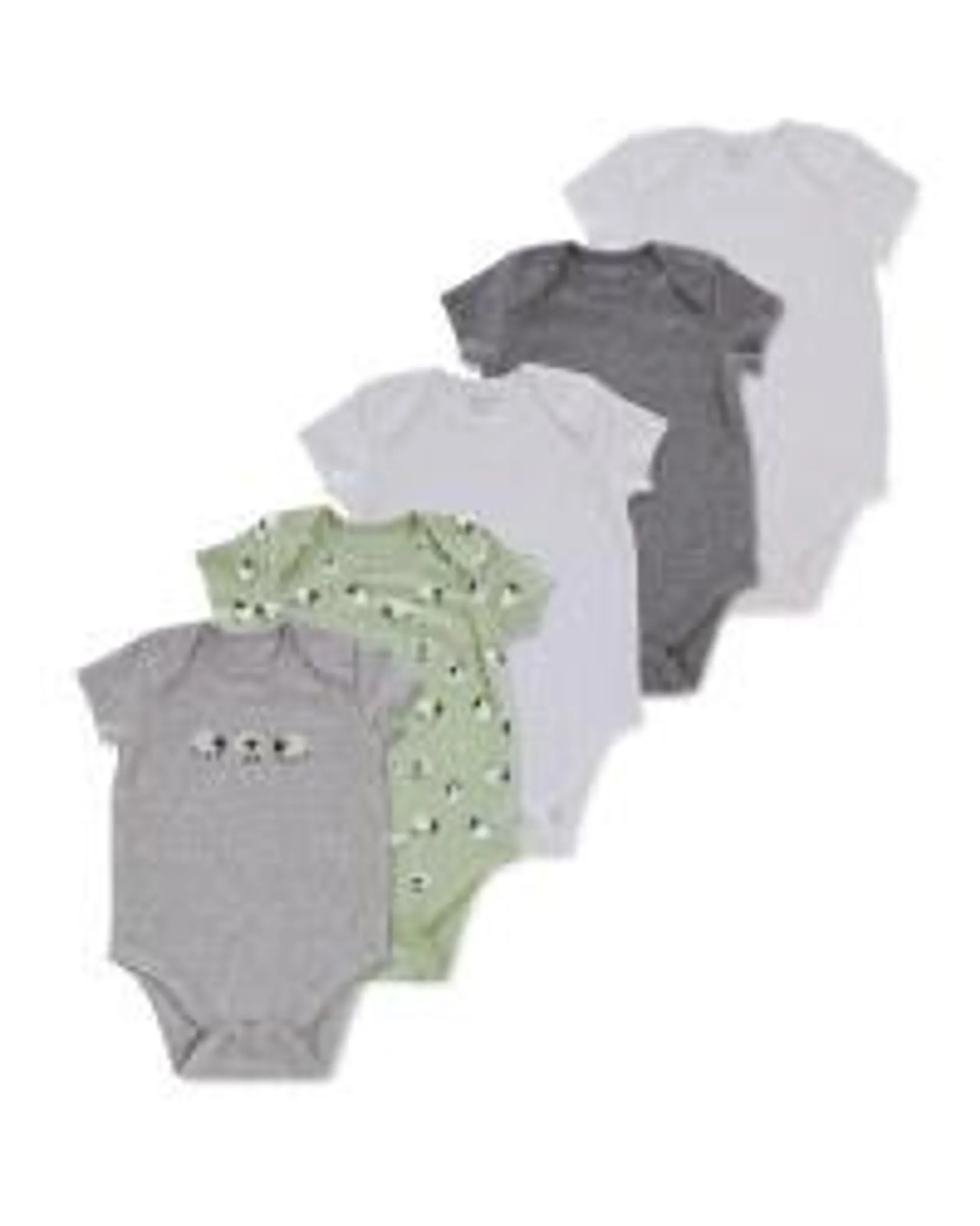 Baby Green Bodysuits 5 Pack