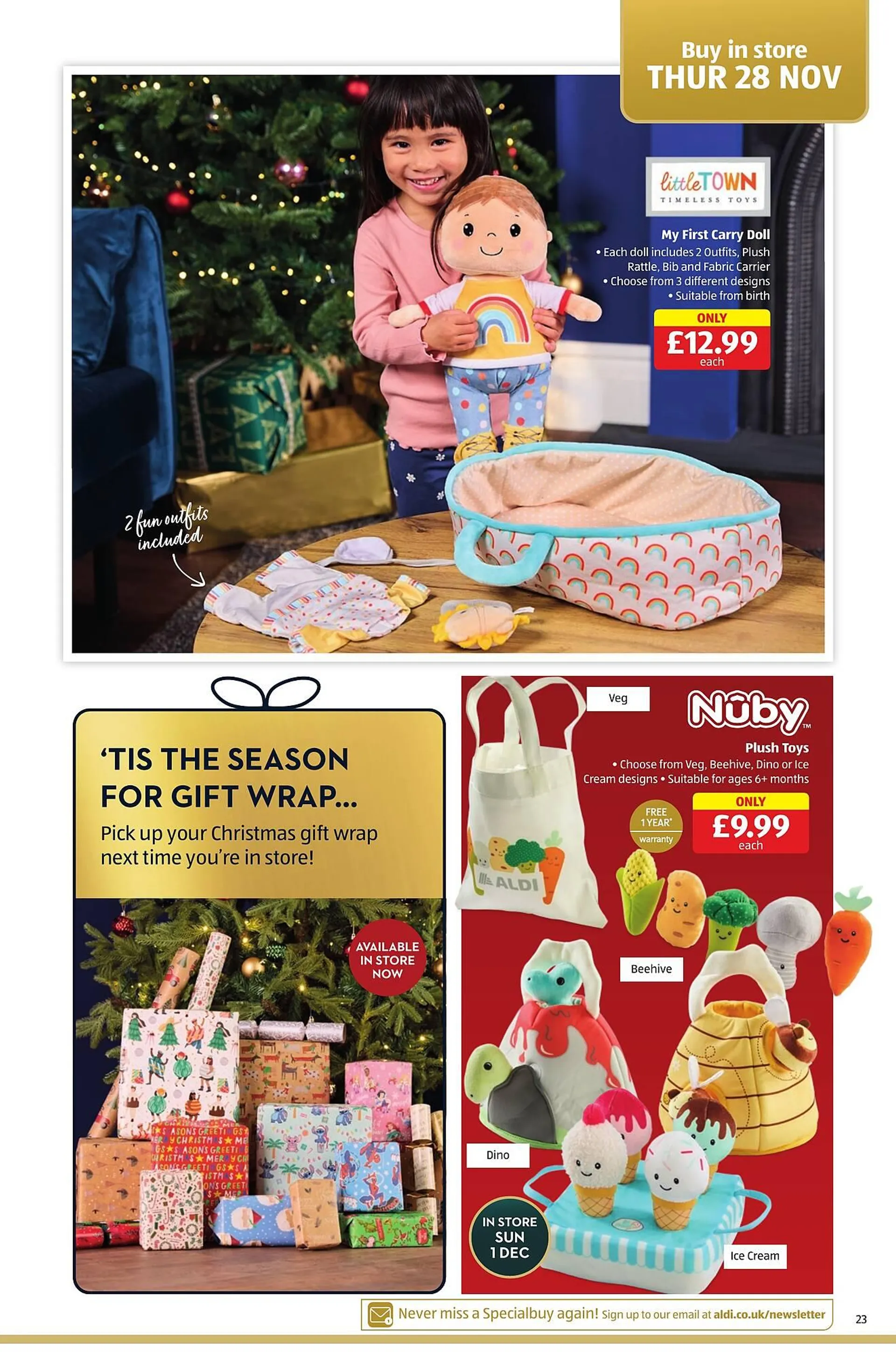 Aldi leaflet from 28 November to 1 December 2024 - Catalogue Page 23