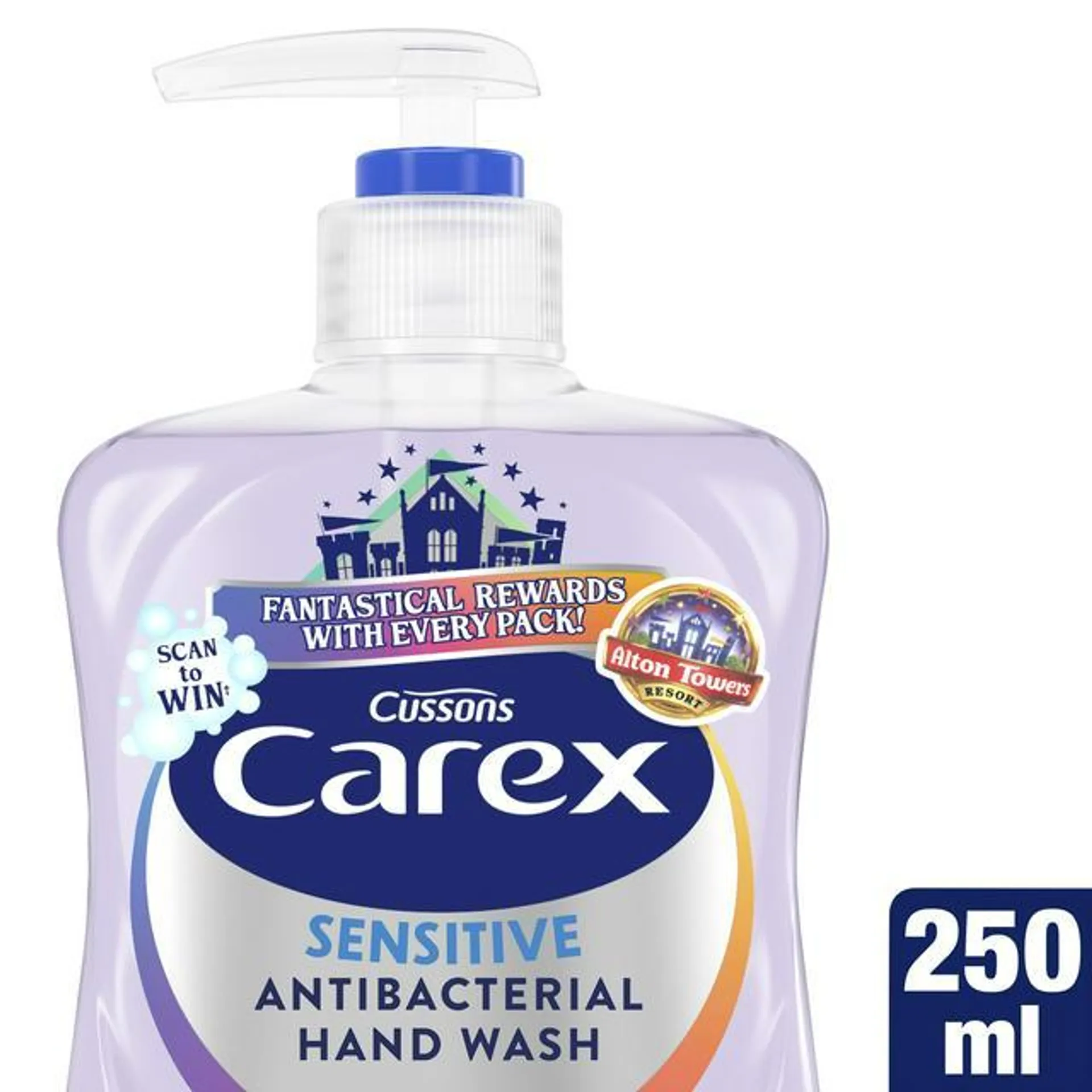 Carex Antibacterial Handwash, Hypo Allergenic 250ml