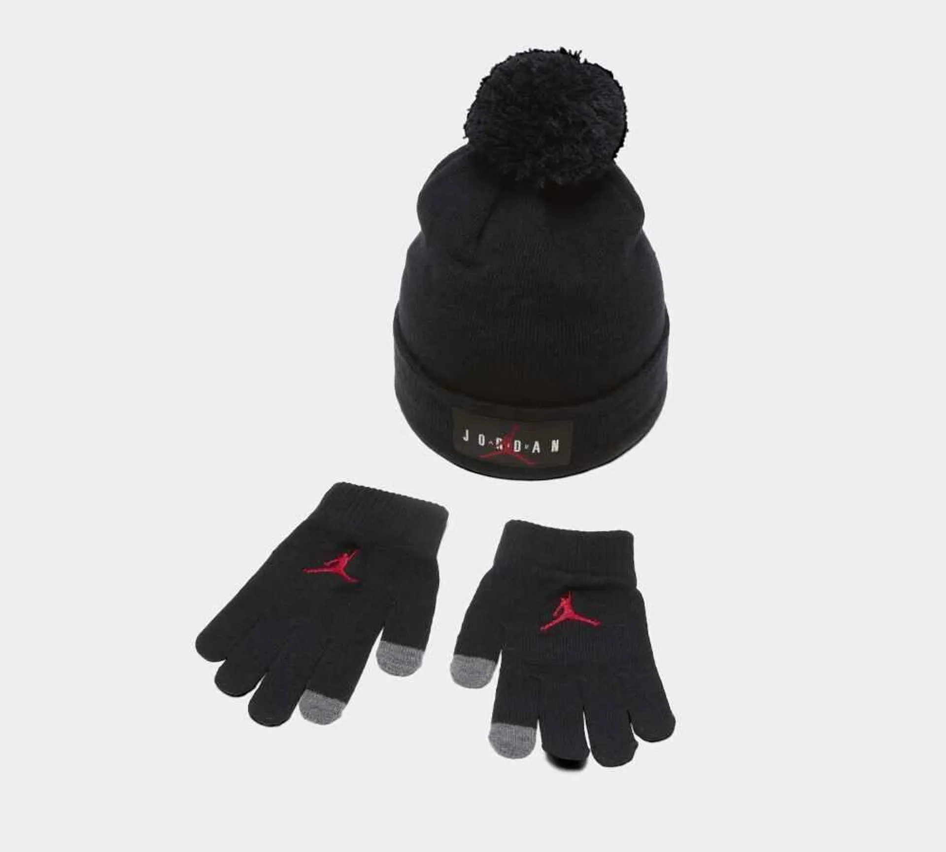 HBR Pom Beanie and Glove Set