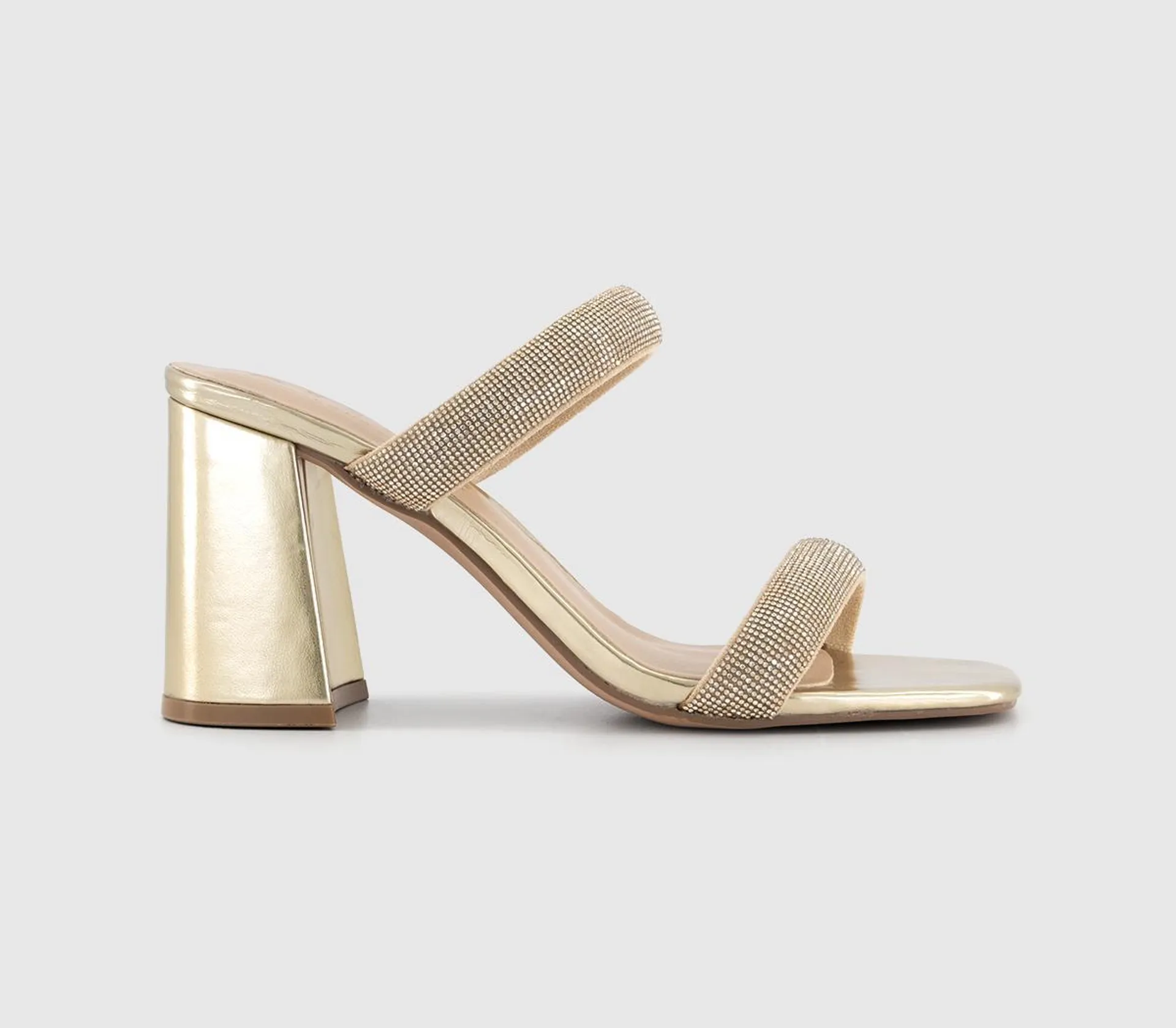 Mori 2 Strap Embellished Mules