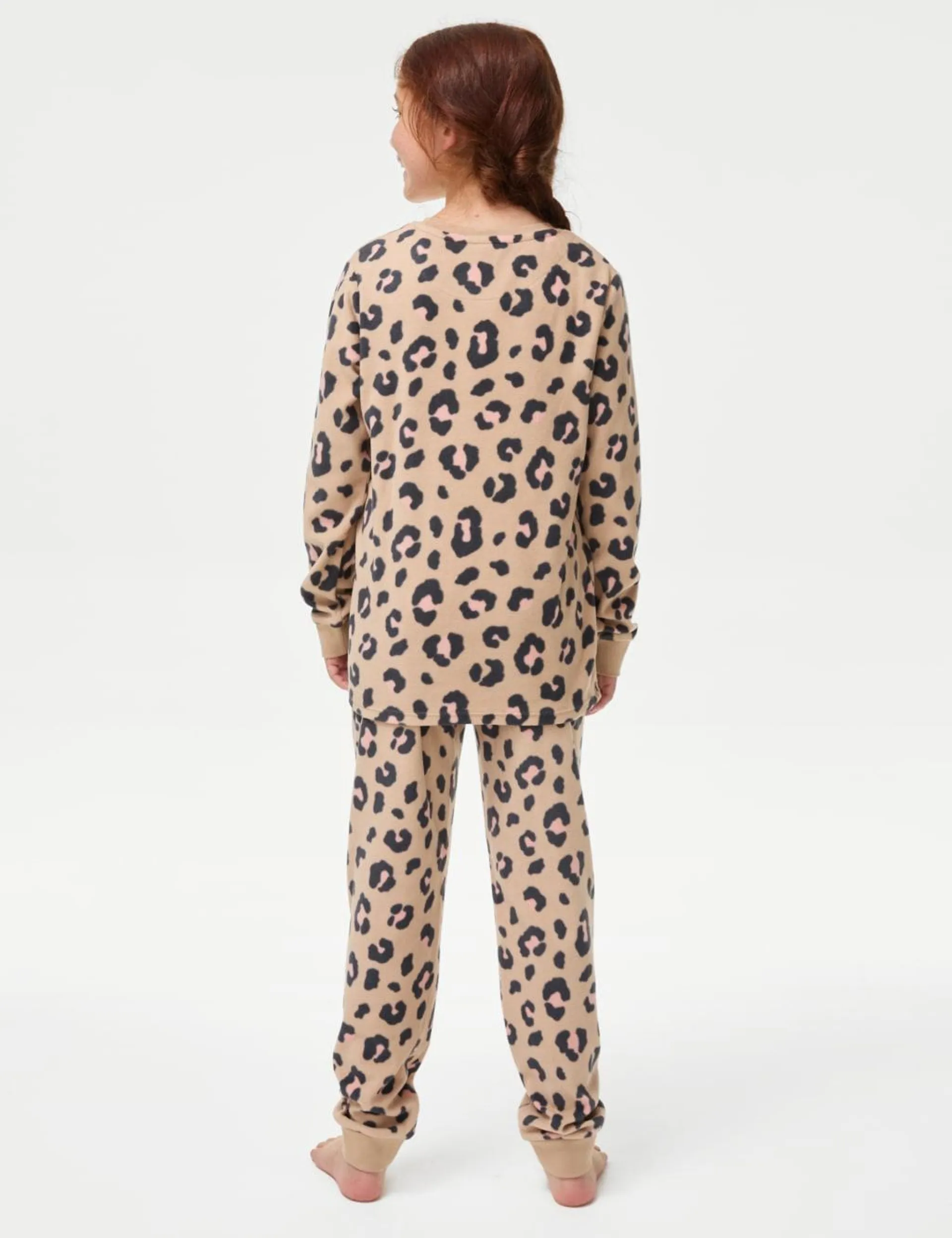 Fleece Leopard Pyjamas (1-18 Yrs)