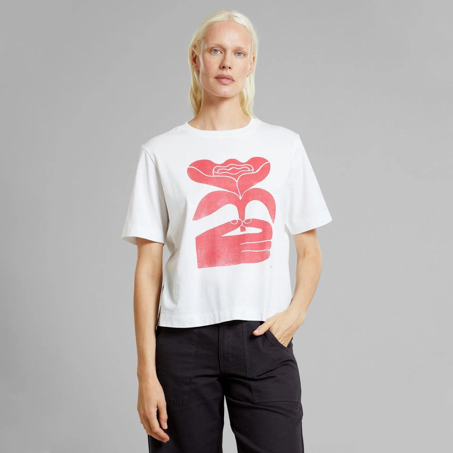 T-shirt Vadstena My Petal White