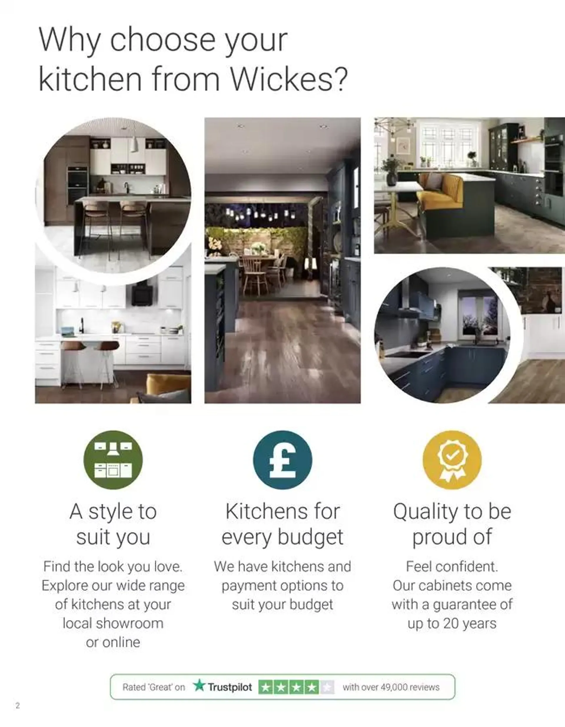  Wickes Kitchens Brochure from 16 December to 31 December 2024 - Catalogue Page 2