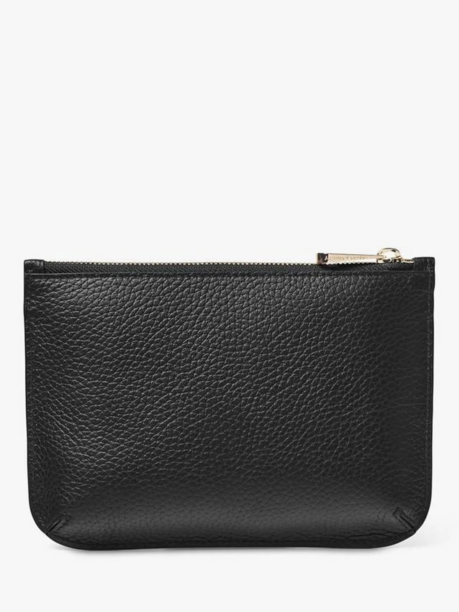 Medium Ella Pebble Grain Leather Pouch