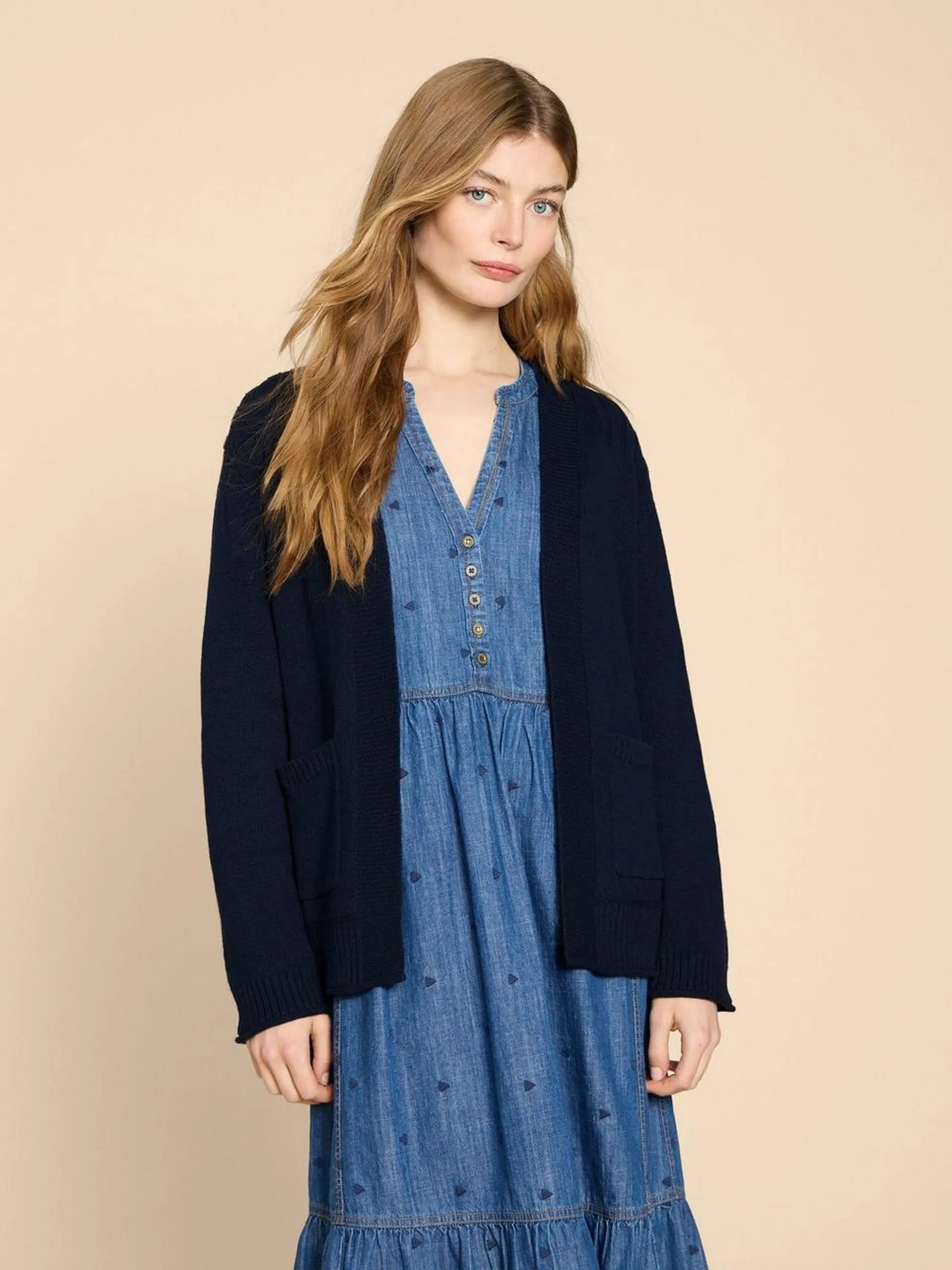 TULA CARDI in FRENCH NAVY