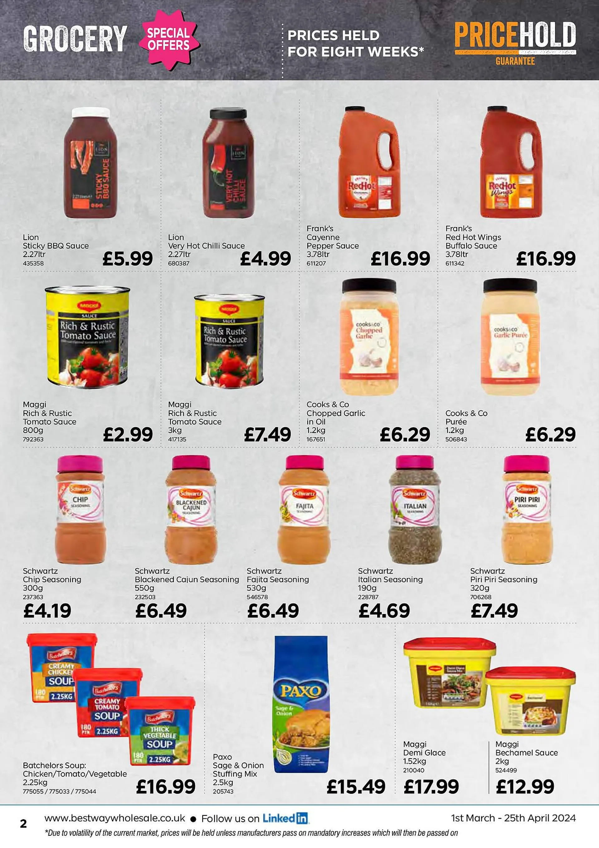 Bestway leaflet from 1 March to 25 April 2024 - Catalogue Page 2