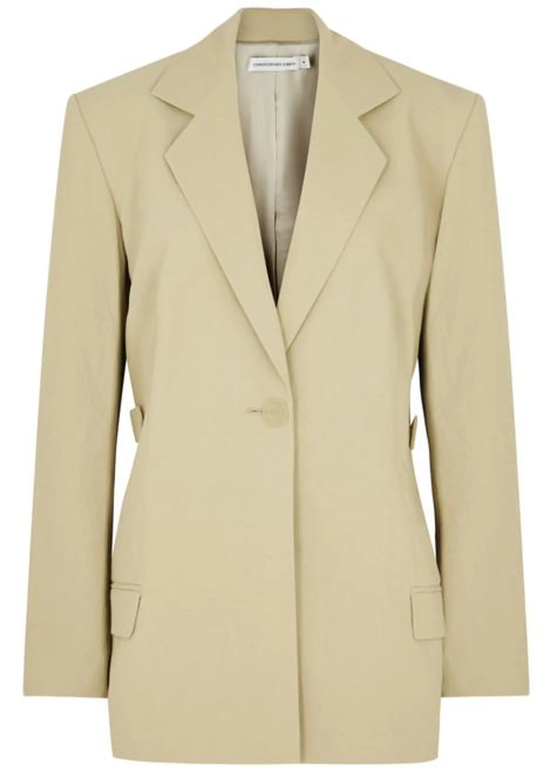 Mason crinkled cotton blazer