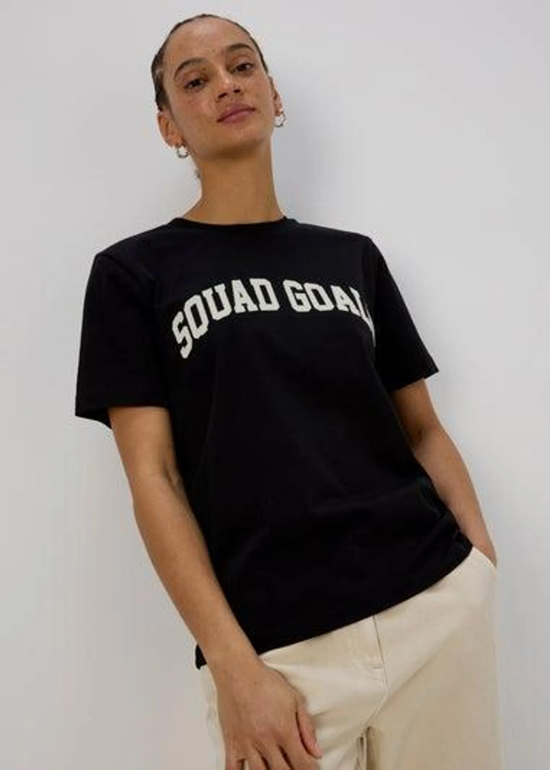 Black Squad Goals T-Shirt - Small