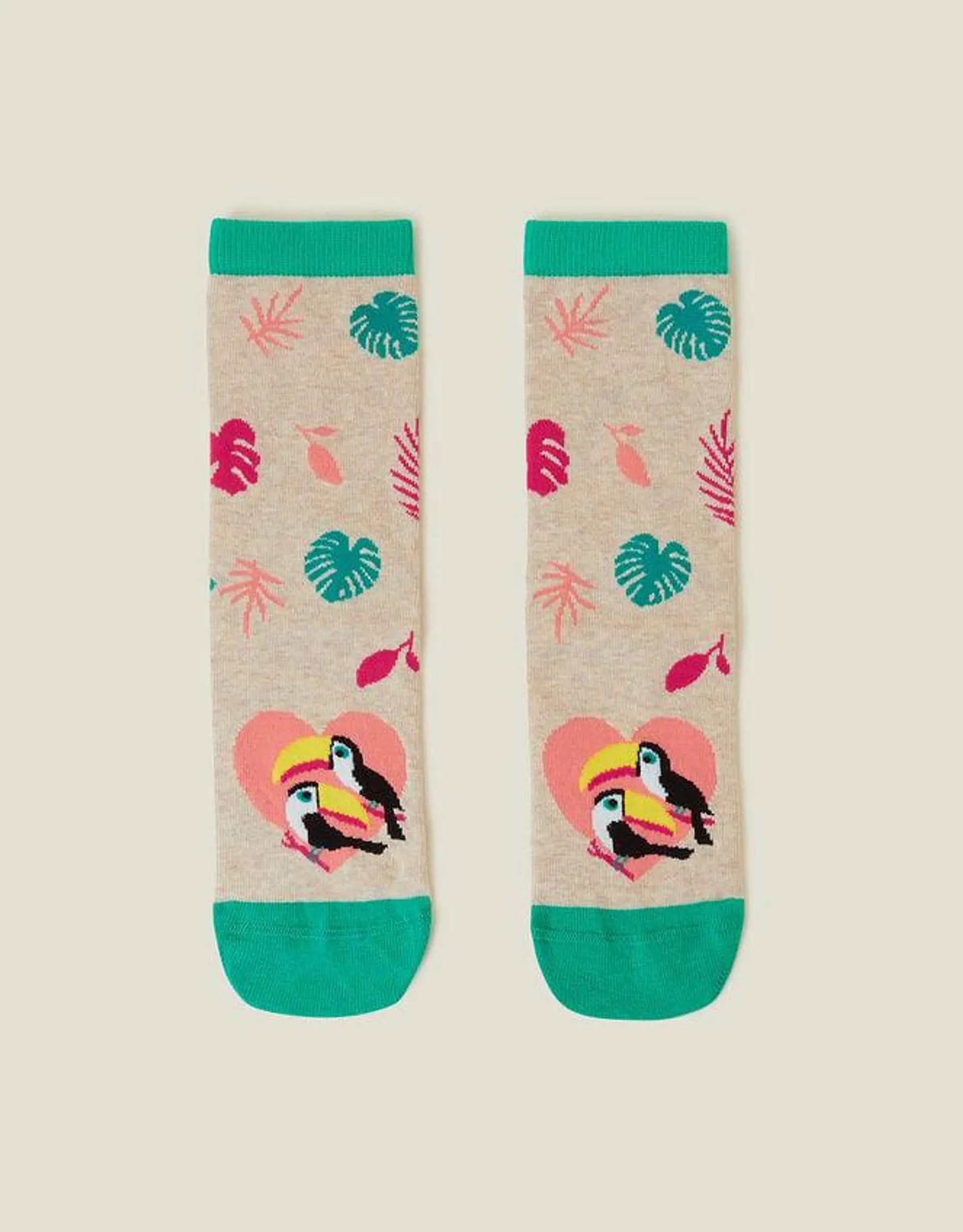 Toucans in Love Socks