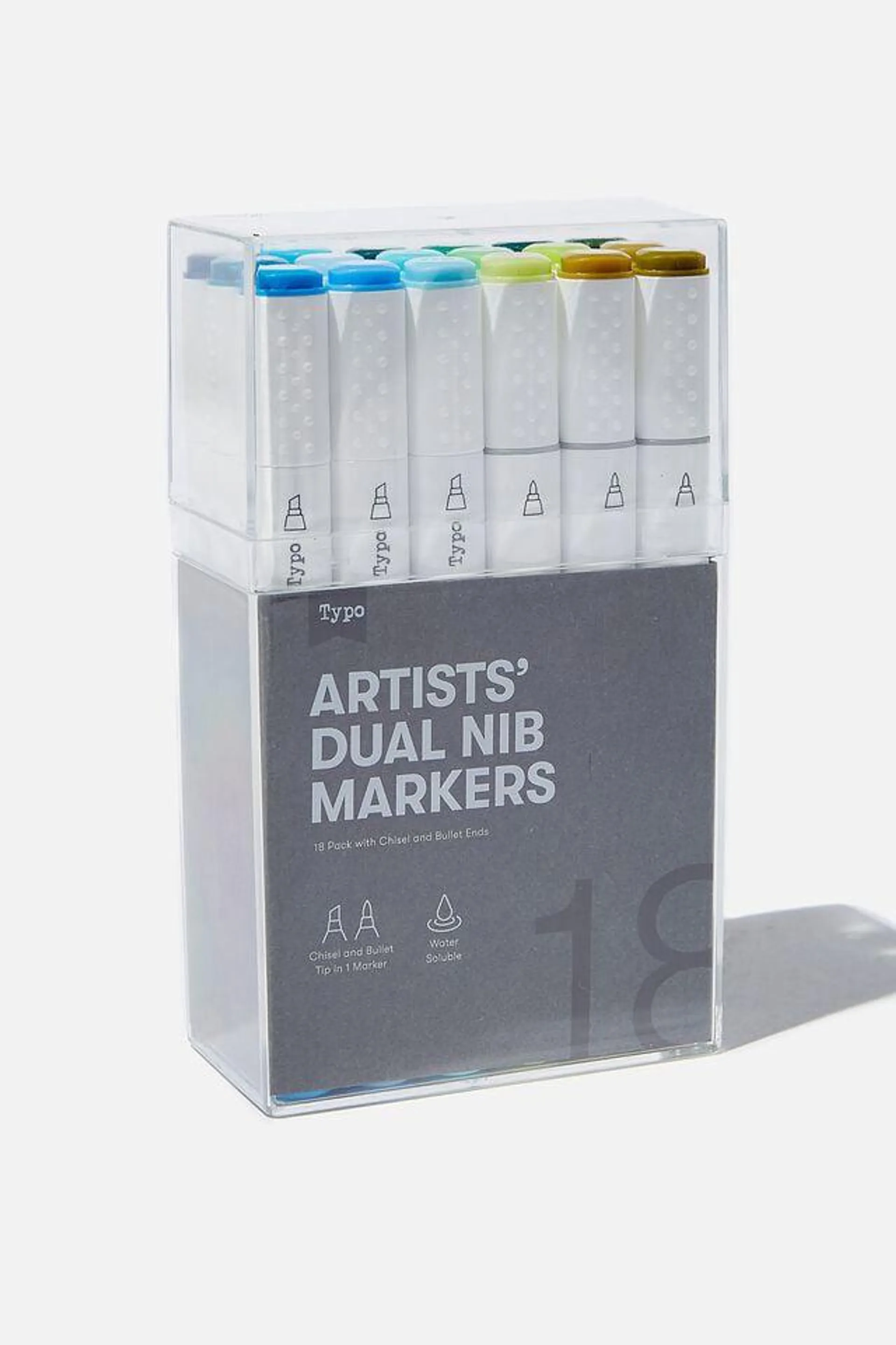 Artists Dual Nib Marker 18Pk