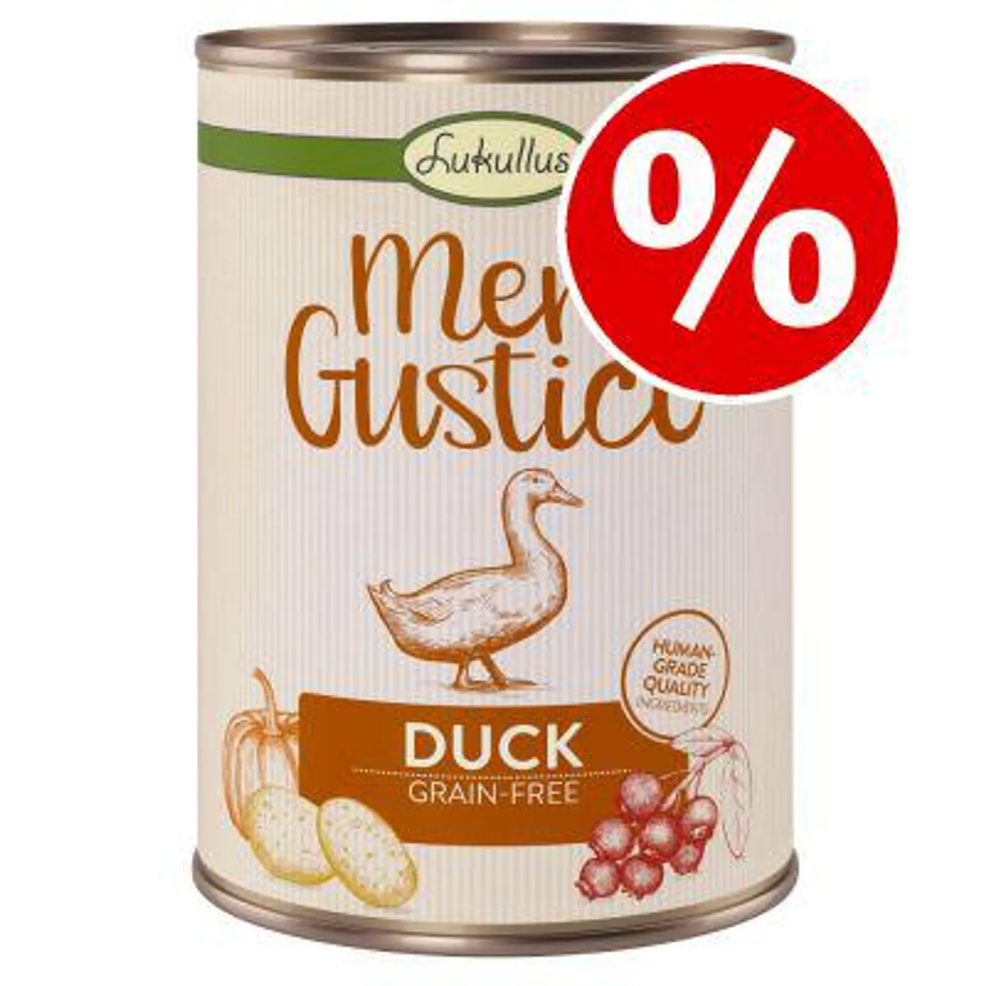 6 x 400g Lukullus Menu Gustico Wet Dog Food - Special Price!*