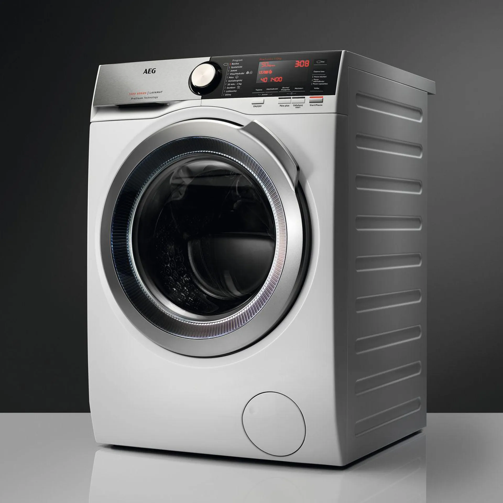 AEG UniversalDose L7FEC946U 9kg Washing Machine with 1400 rpm - White - A Rated