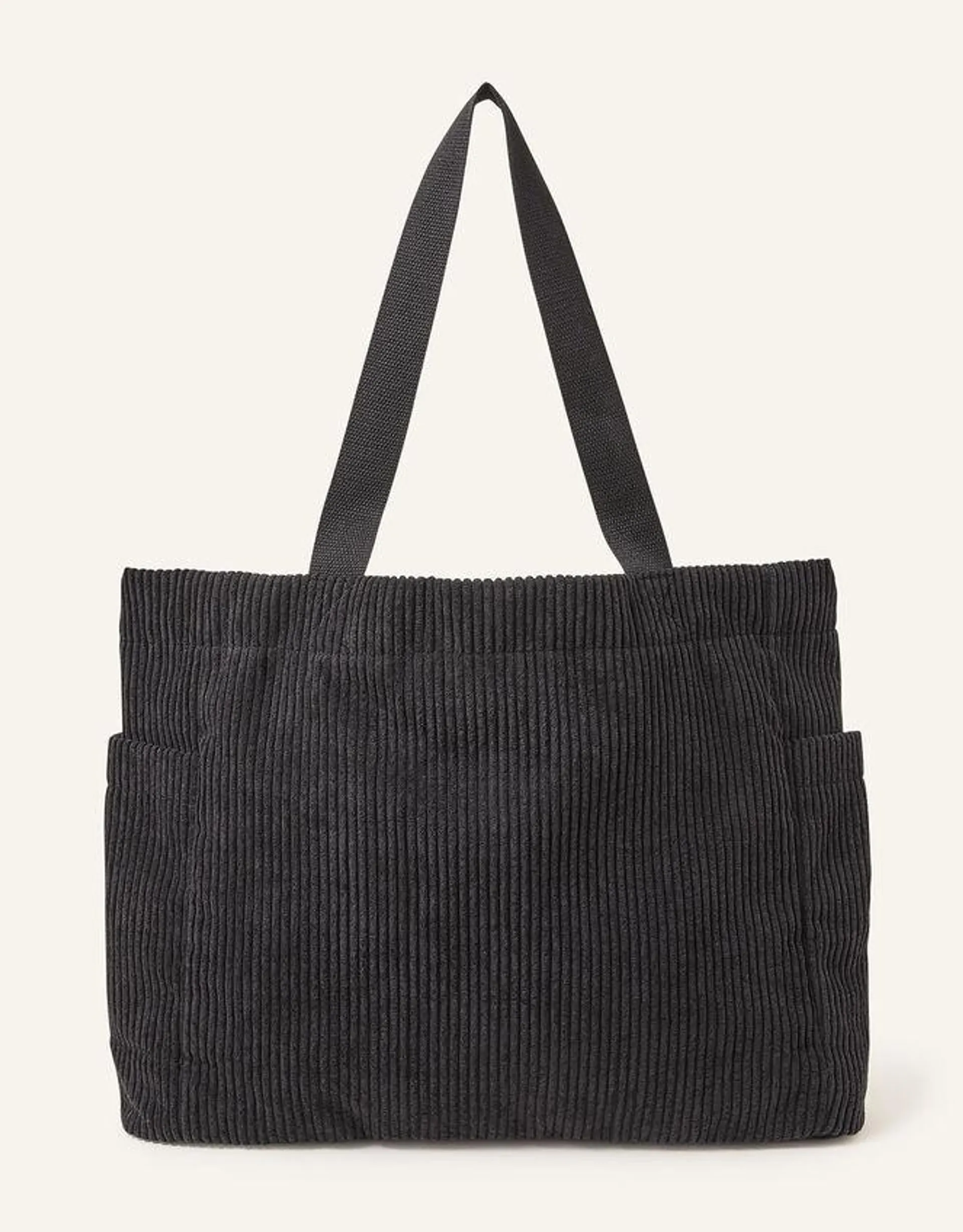 Cord Shopper Bag Black
