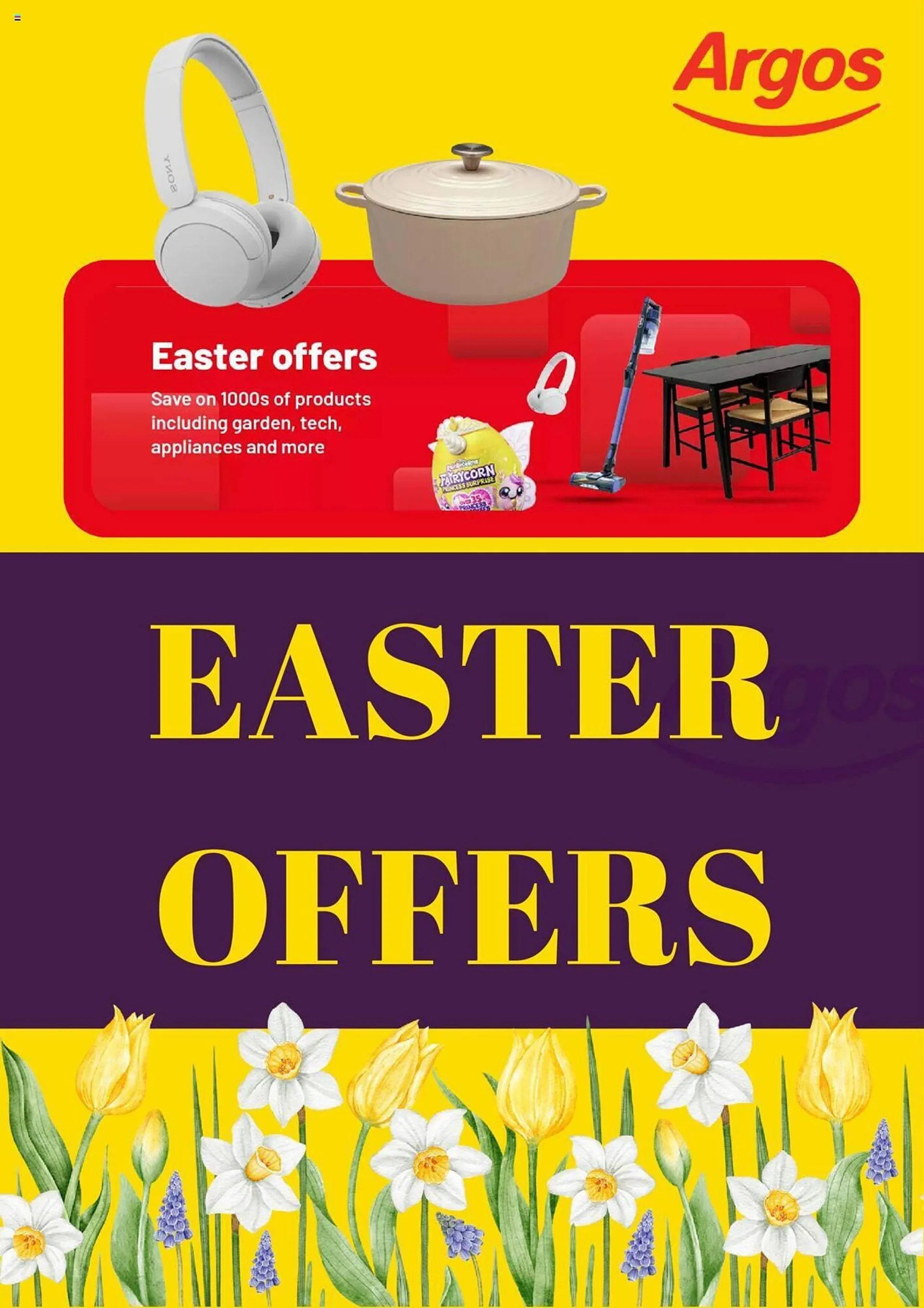 Argos leaflet from 2 April to 8 April 2024 - Catalogue Page 1