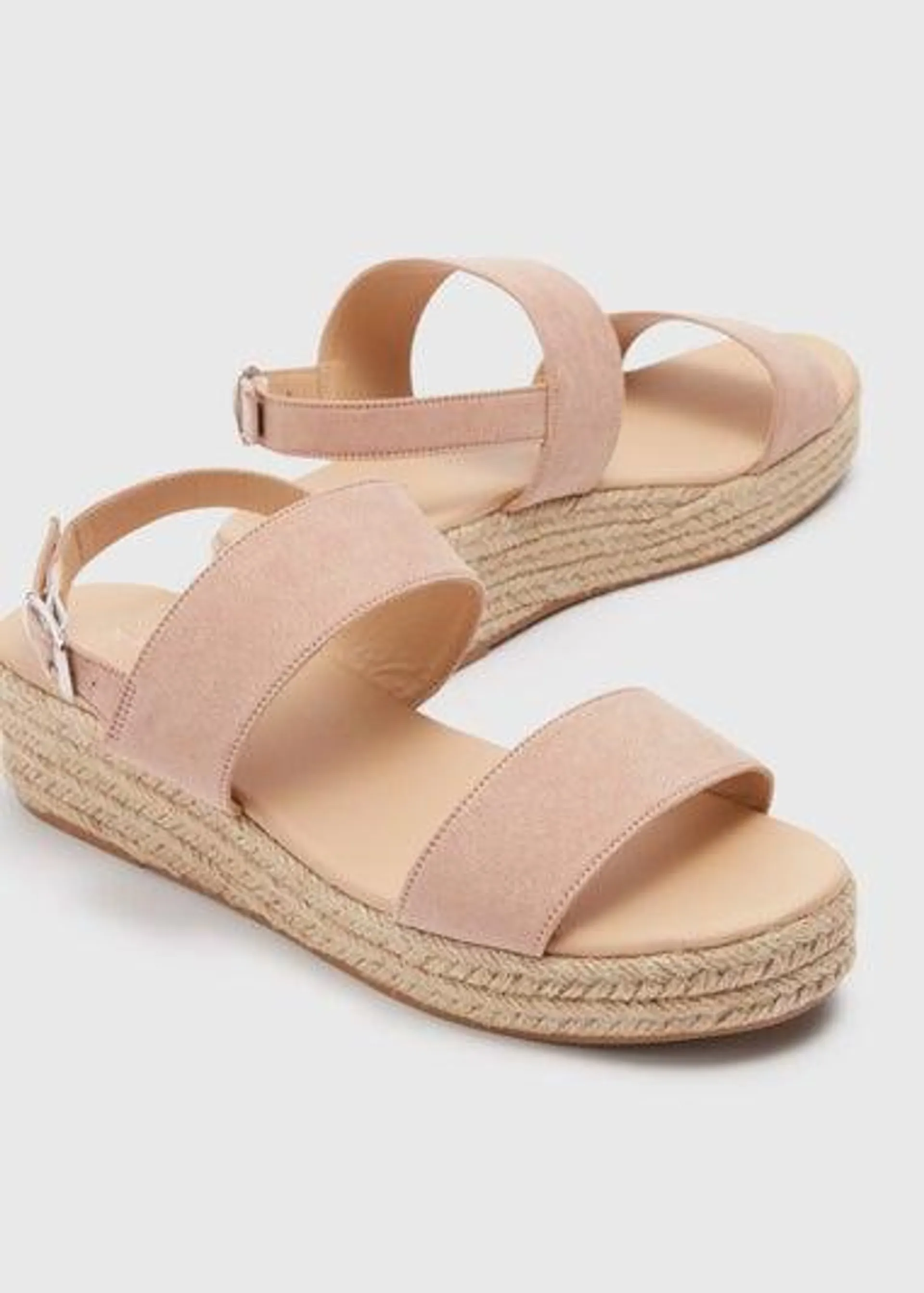 Nude Basic Espadrille Sandals