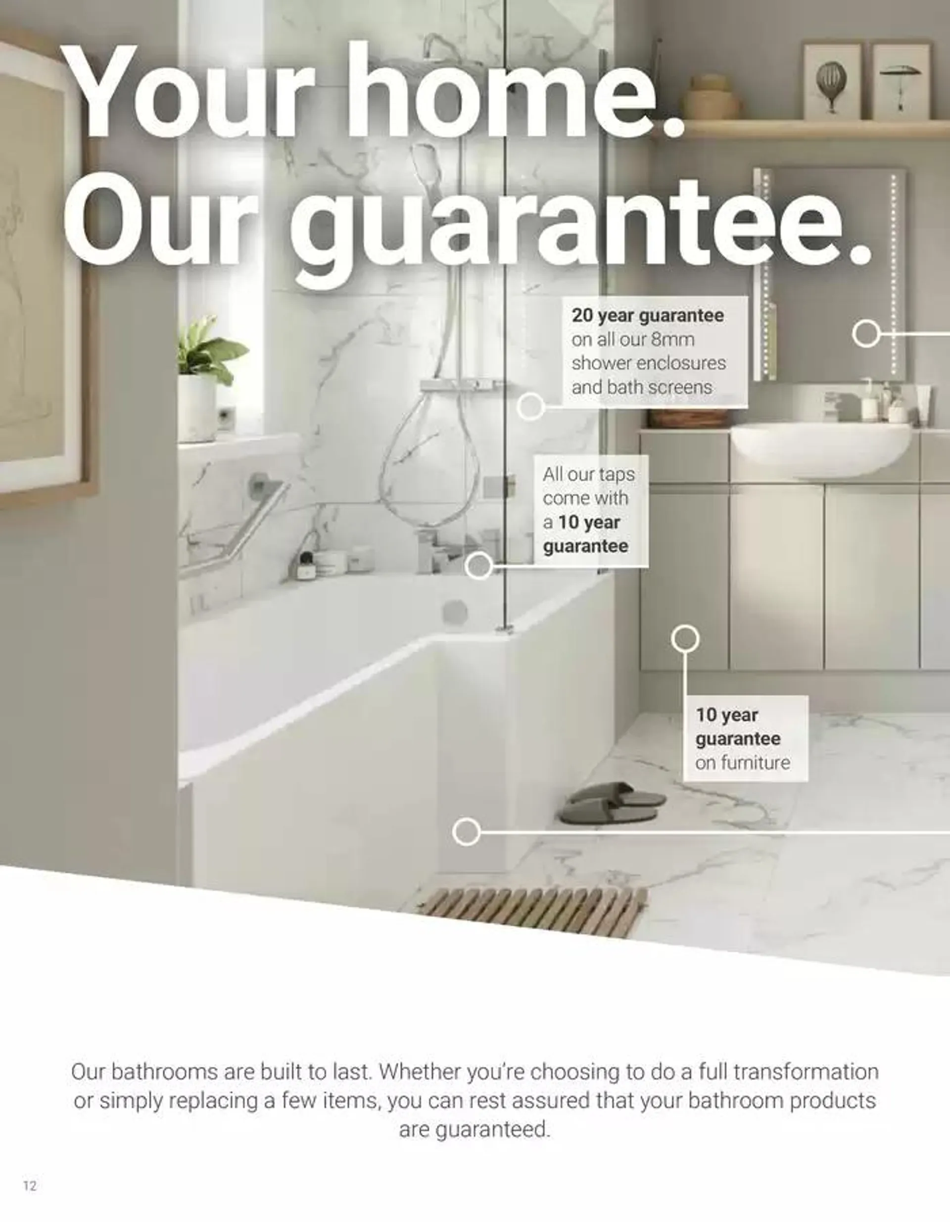 Wickes Bespoke Bathrooms brochure from 5 November to 31 December 2024 - Catalogue Page 12