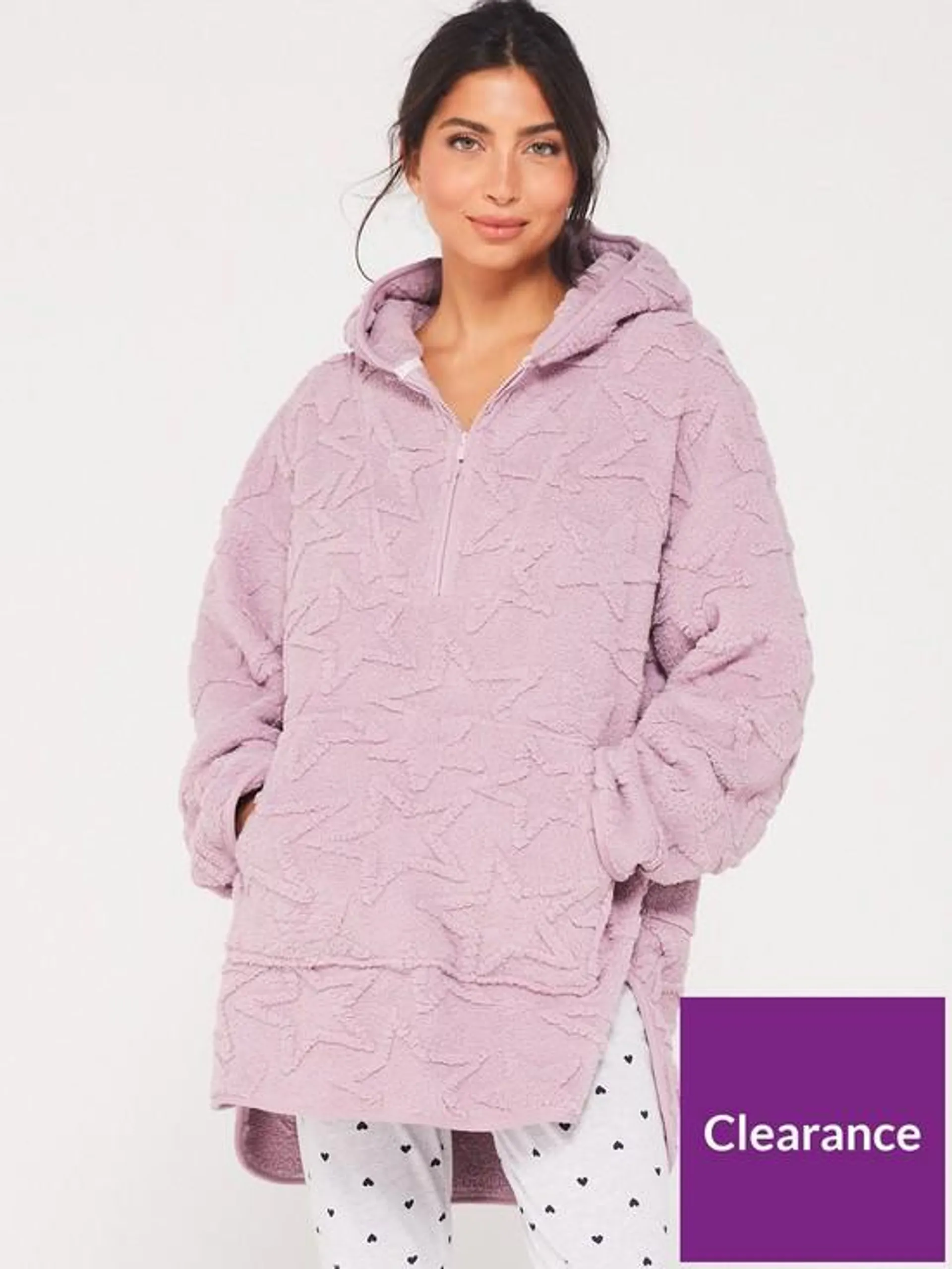 Star Jacquard Snuggle Hoody