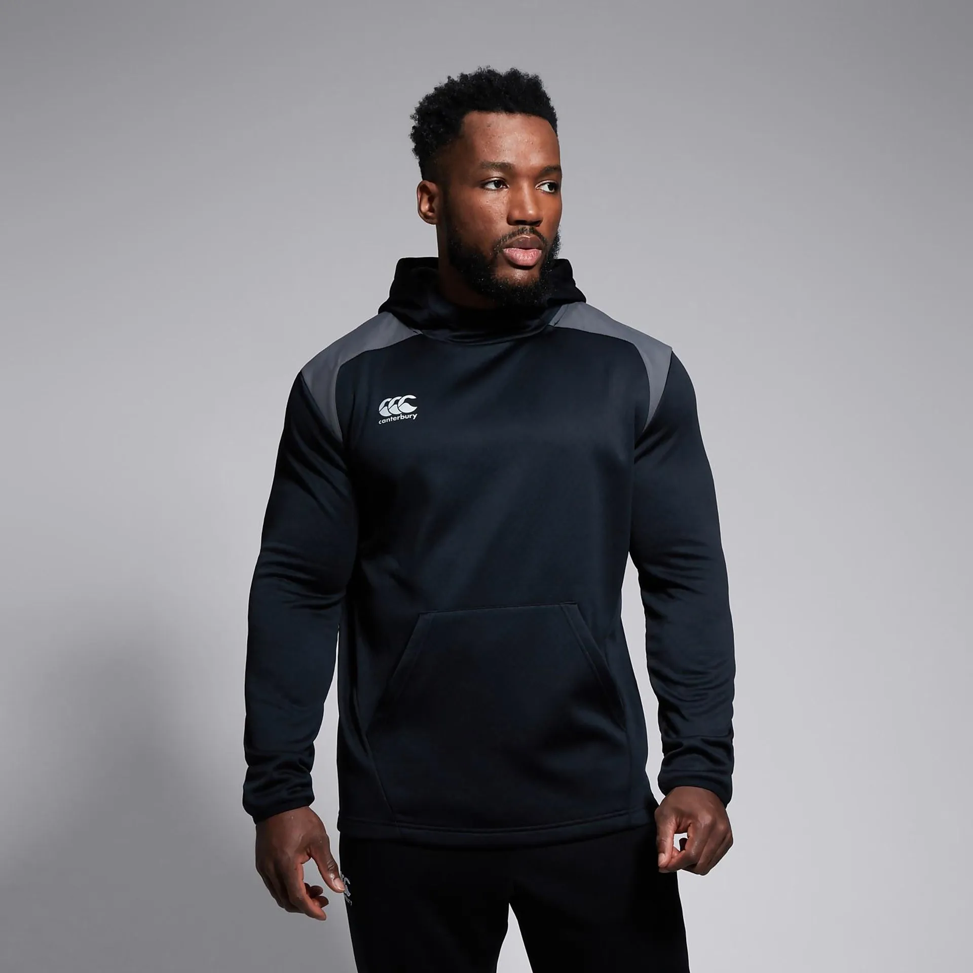 MENS PRO II THERMOREG OVERHEAD HOODY BLACK