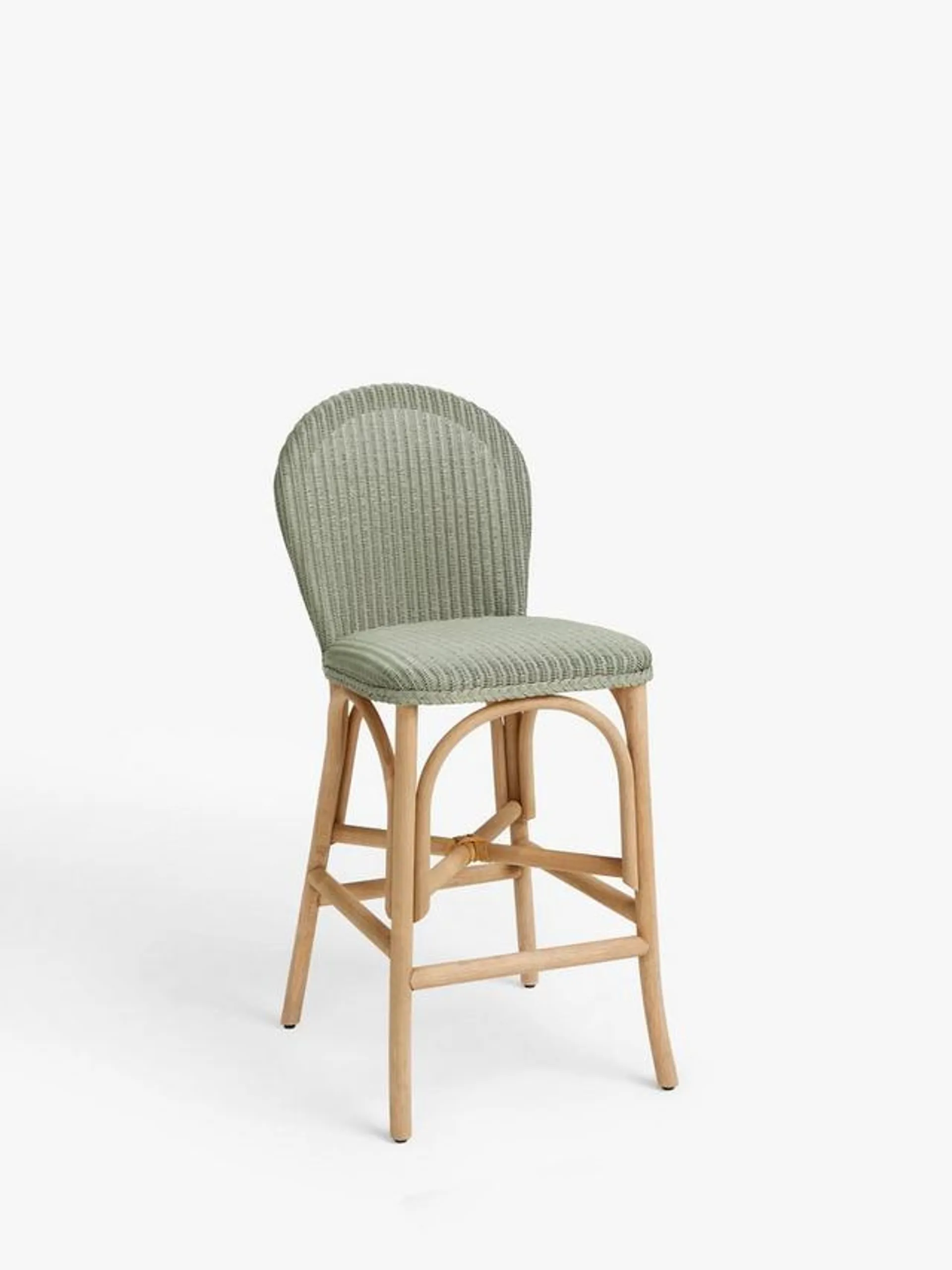 Woven Cane Bar Stool