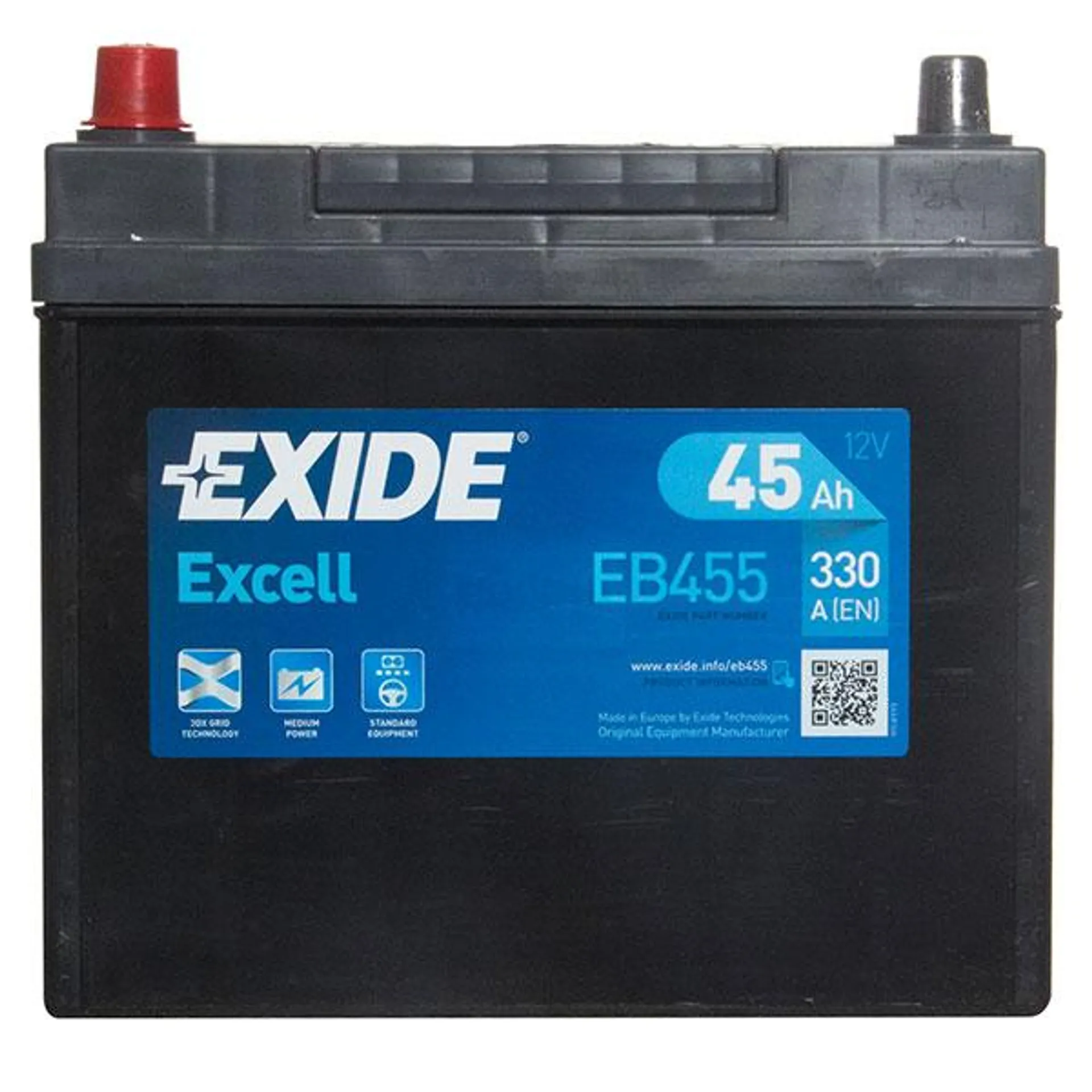 Exide Car Battery 159 - 3 Year Guarantee