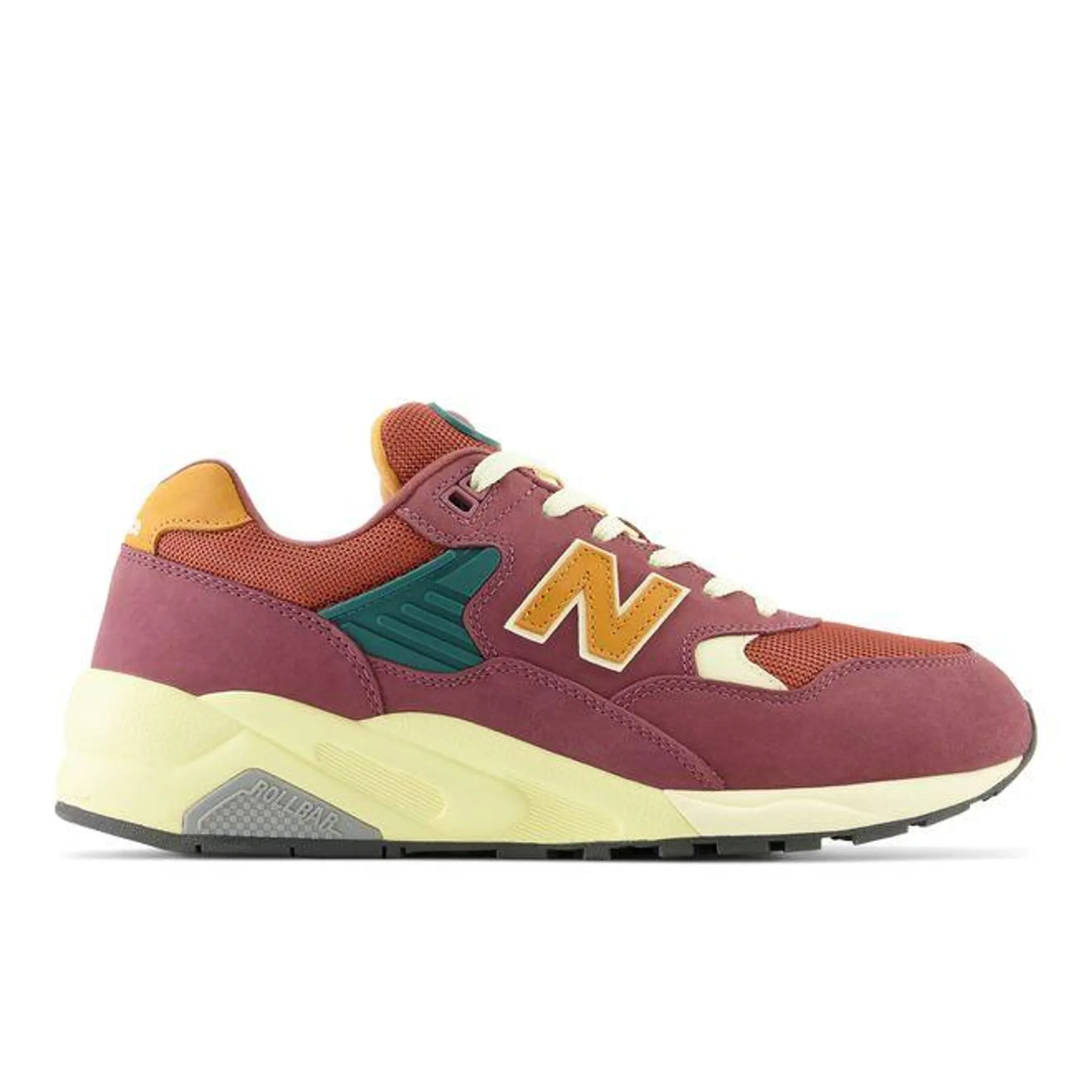 New Balance 580v2 Trainers in Burgundy