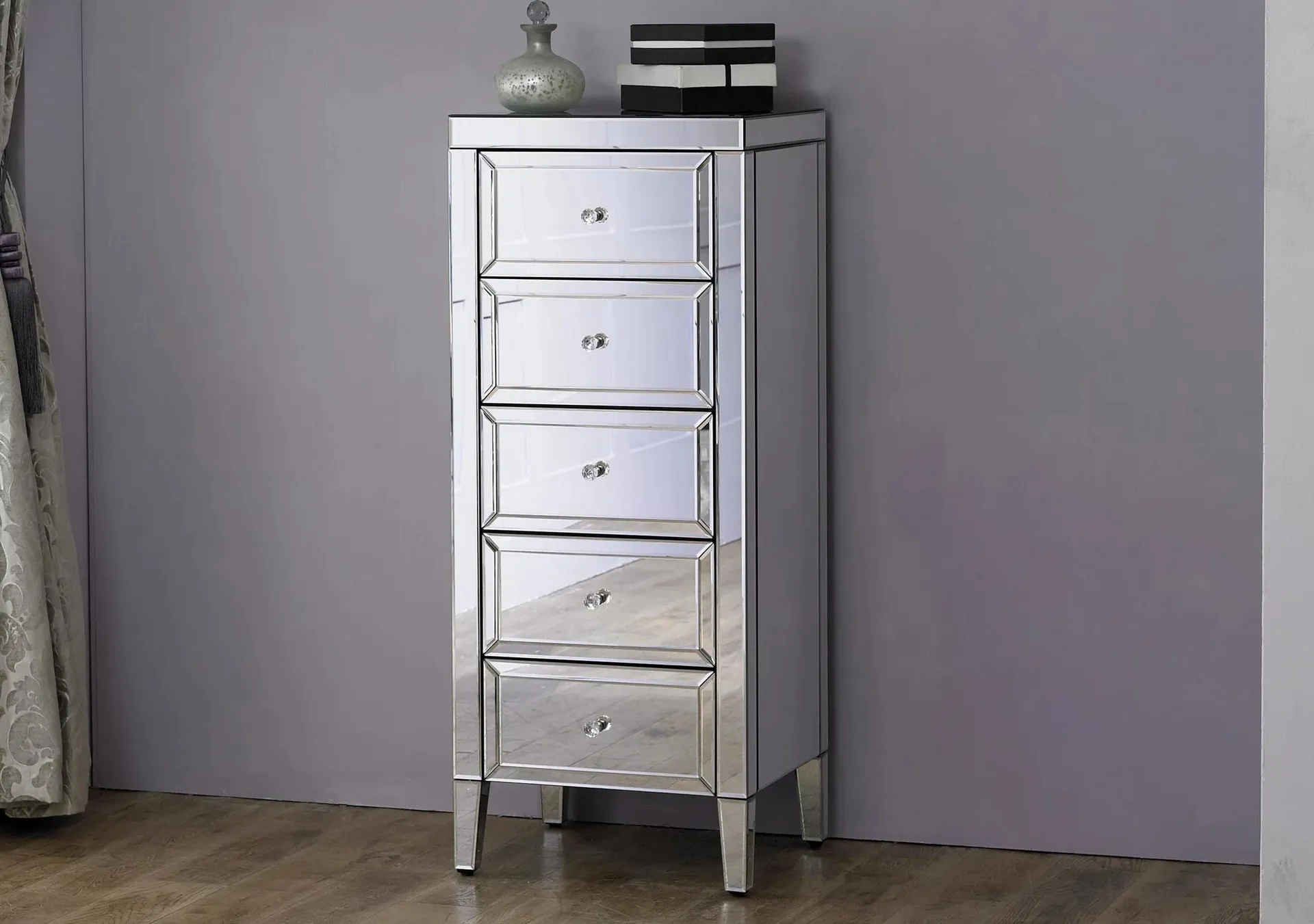 Francesca 5 Drawer Narrow Chest