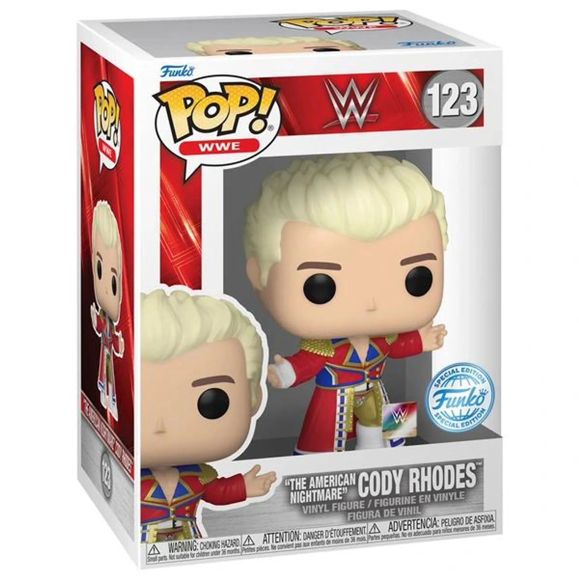 POP! Vinyl 123: WWE "The American Nightmare" Cody Rhodes