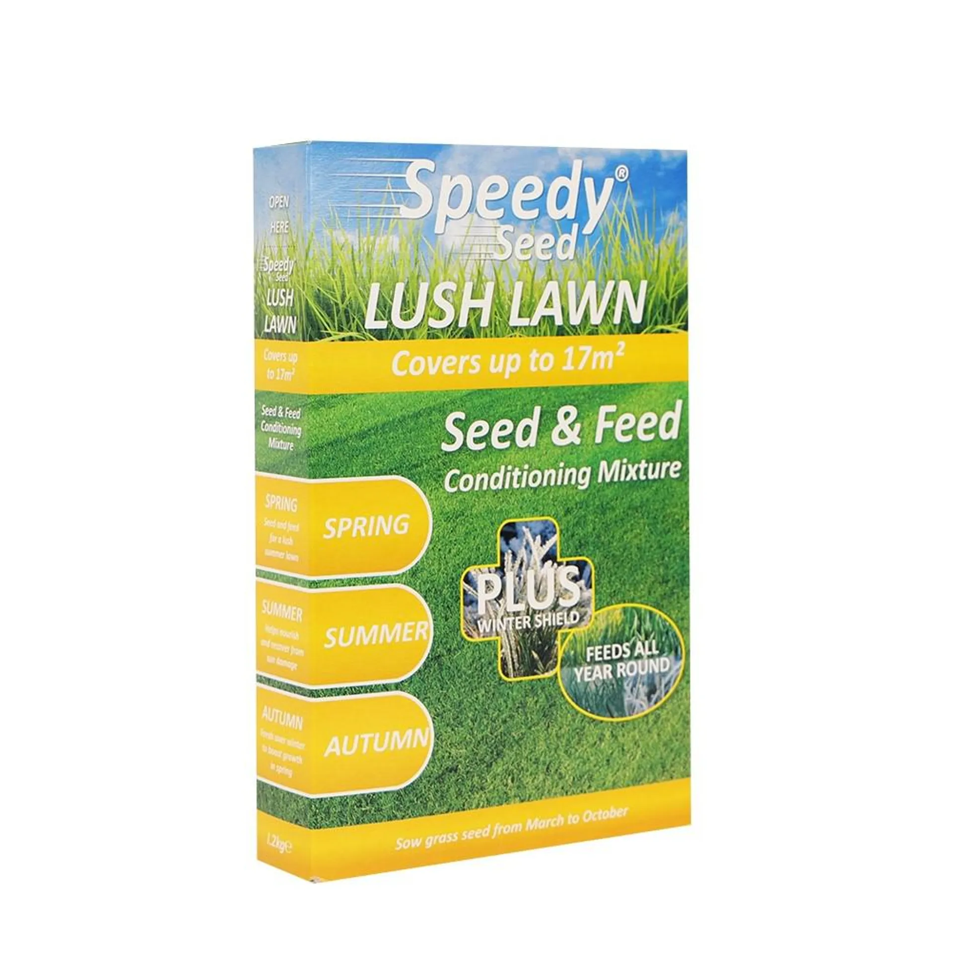 SPEEDY SEED - LUSH LAWN SEED & FEED CONDITIONING MIXTURE