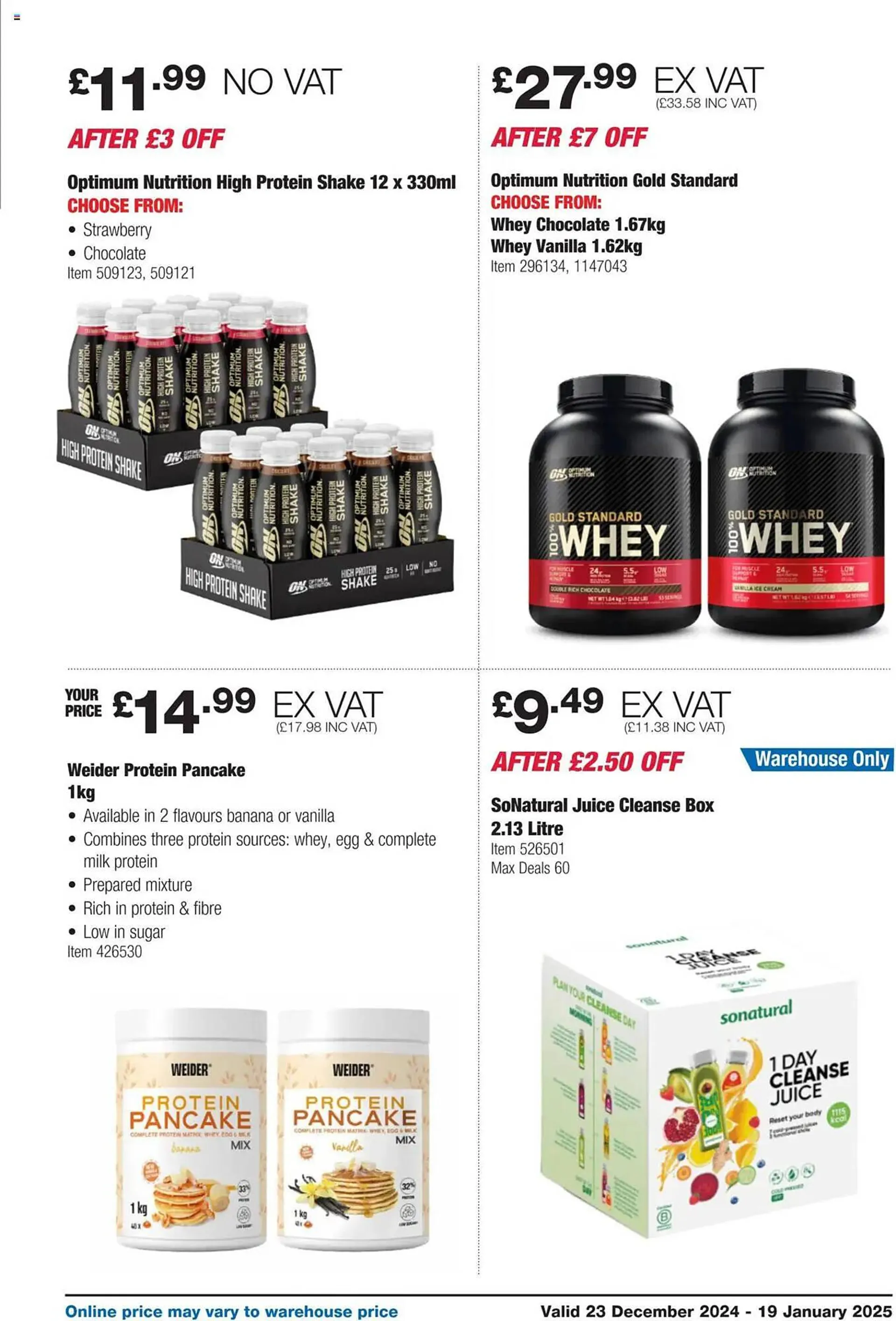 Costco leaflet from 23 December to 19 January 2025 - Catalogue Page 17