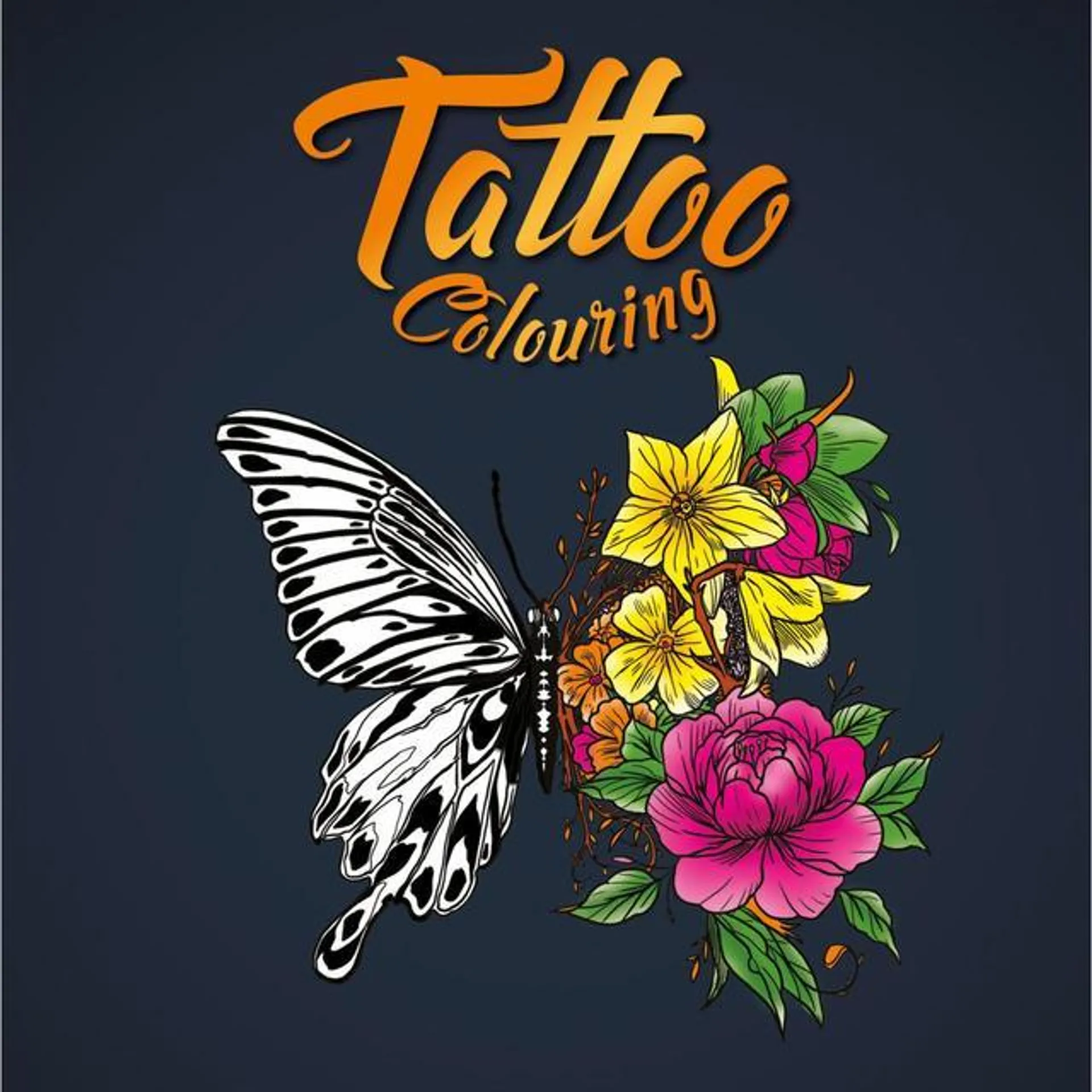 Igloobooks Trend Colouring - Tattoo Colouring