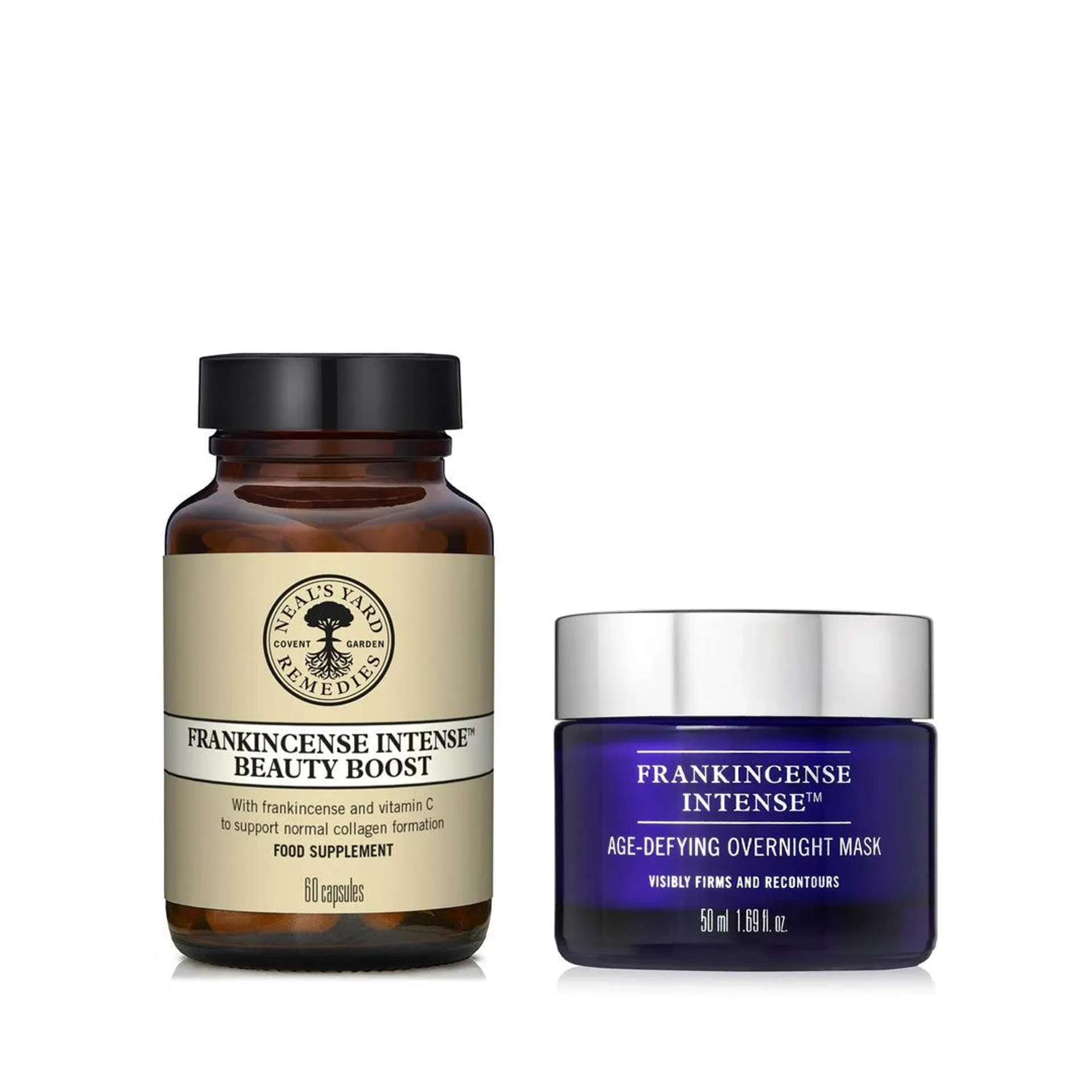 Frankincense Intense™ Age-Defying Overnight Mask + Beauty Boost Supplement