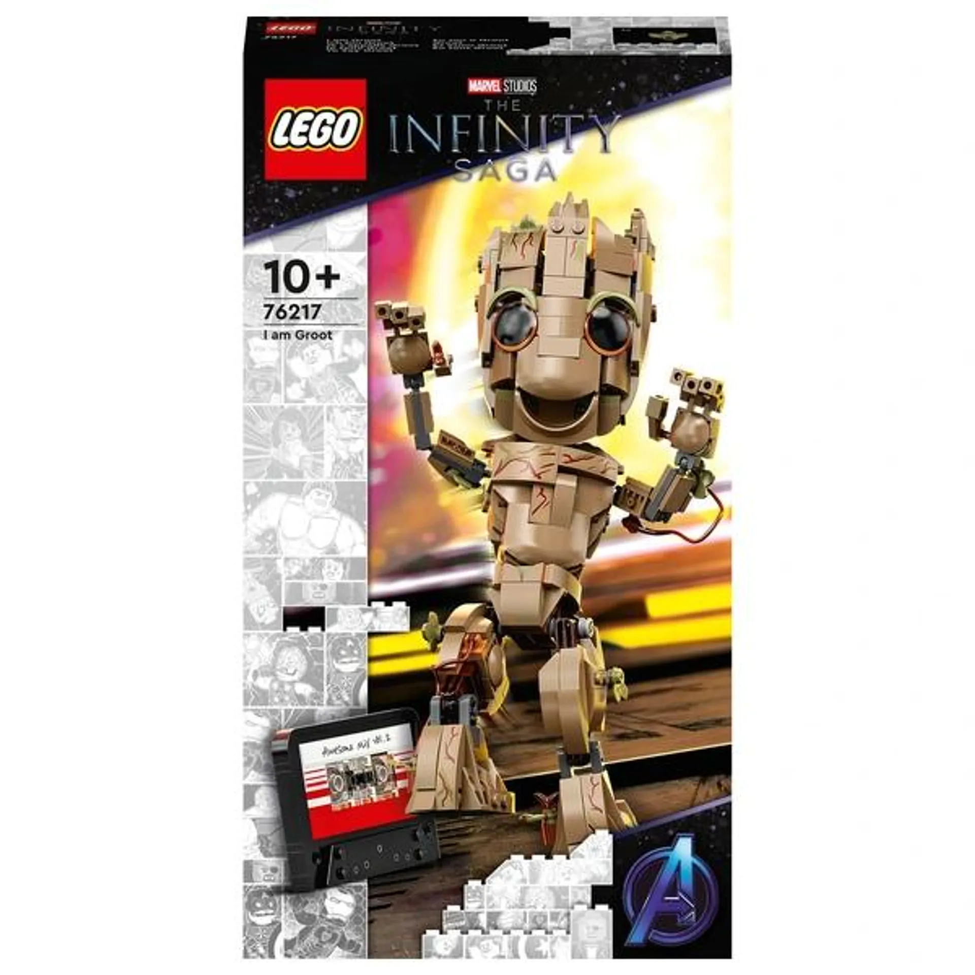 LEGO 76217 Marvel I am Groot Set Baby Groot Buildable Toy