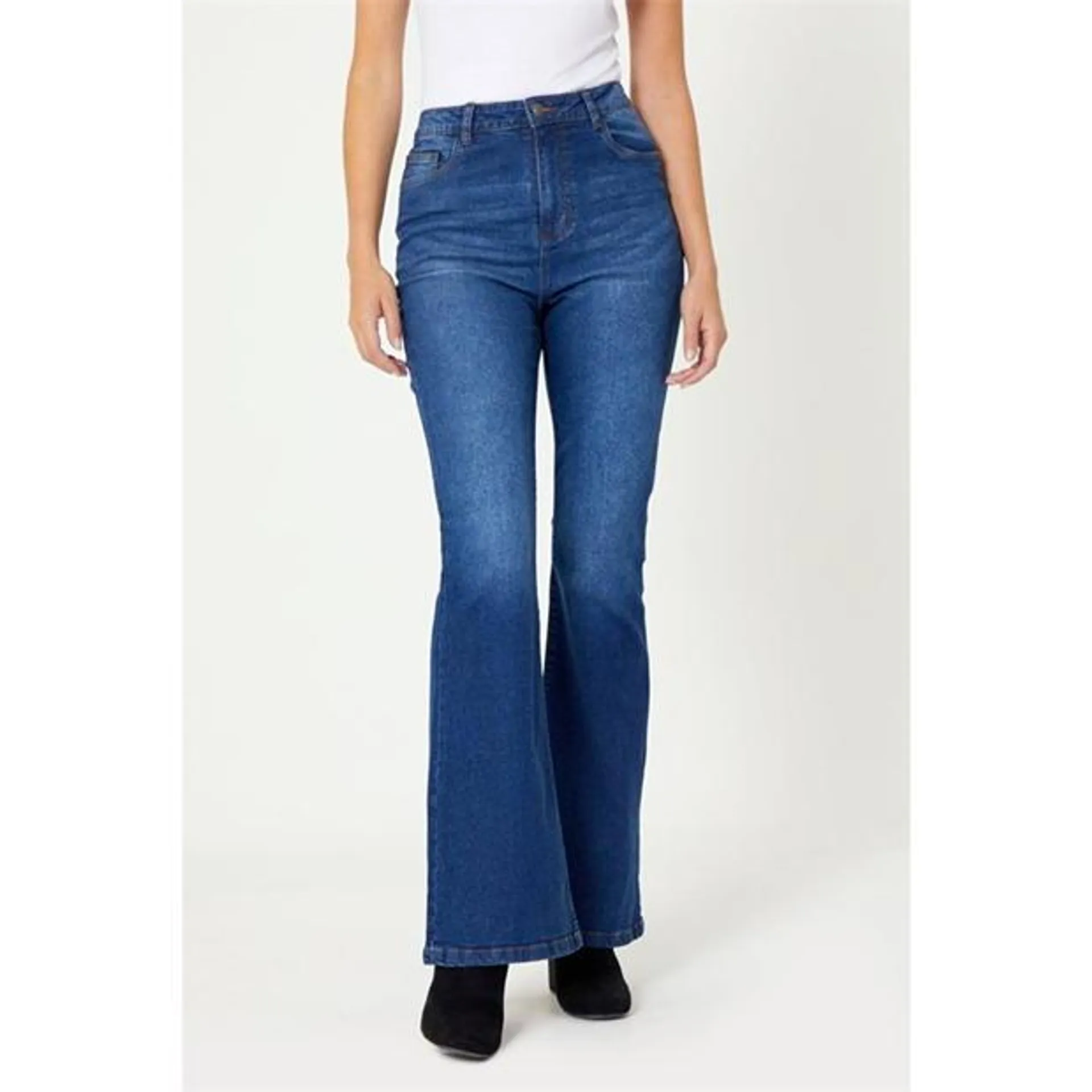 Eva Indigo Flare Jean