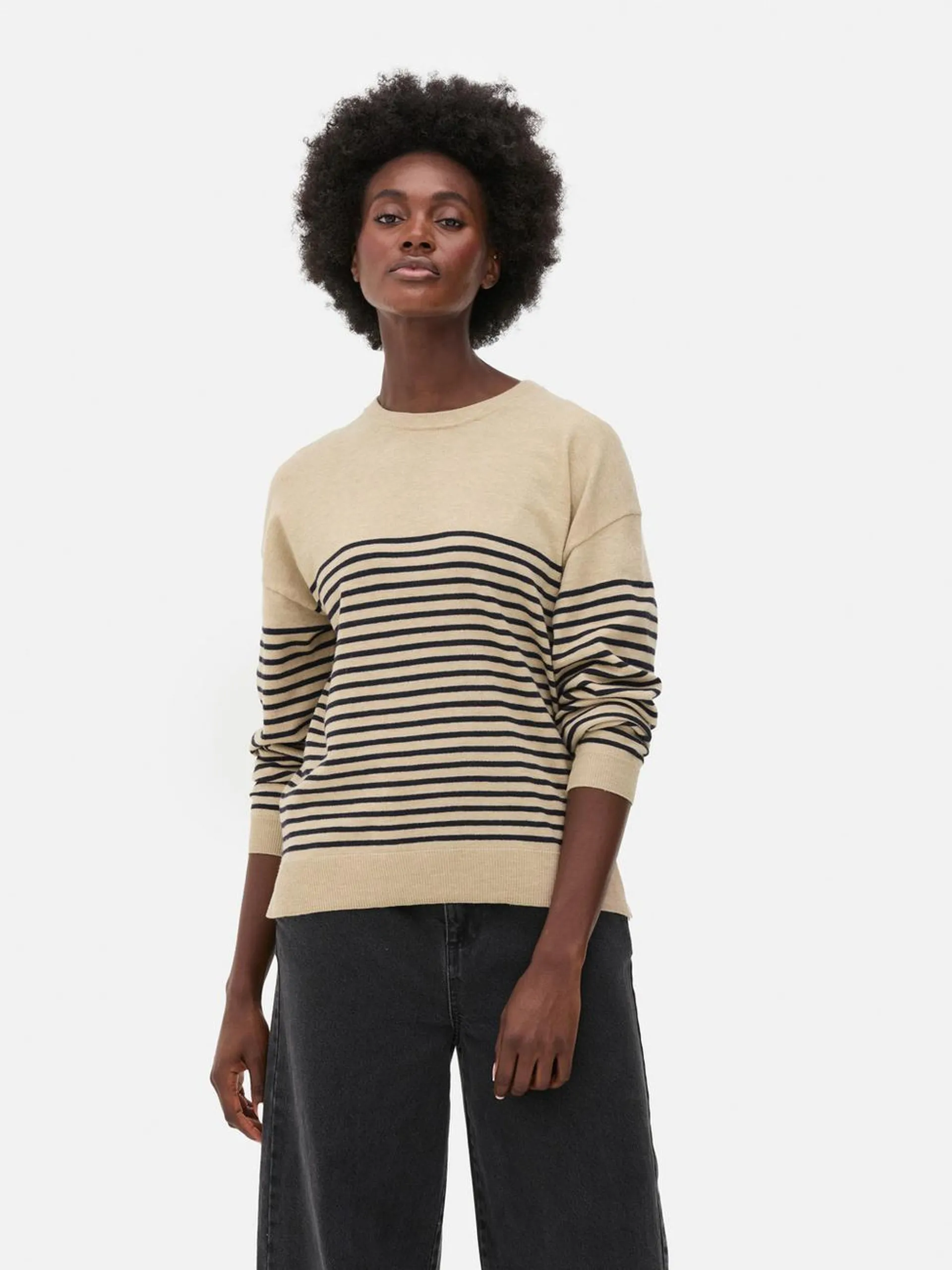 Fine Knit Crew Neck Jumper