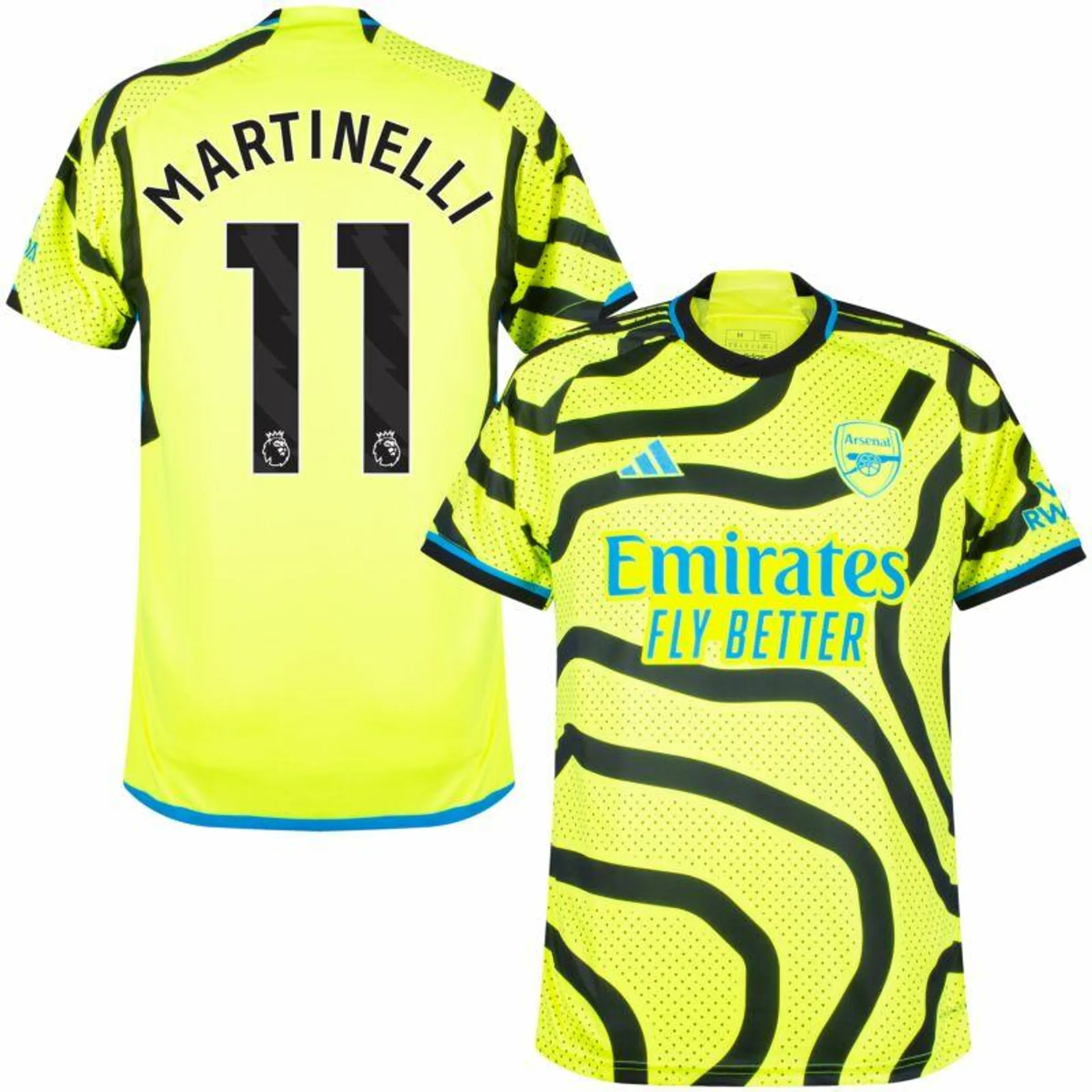 adidas Arsenal Away Martinelli 11 Shirt 2023-2024 (Premier League)