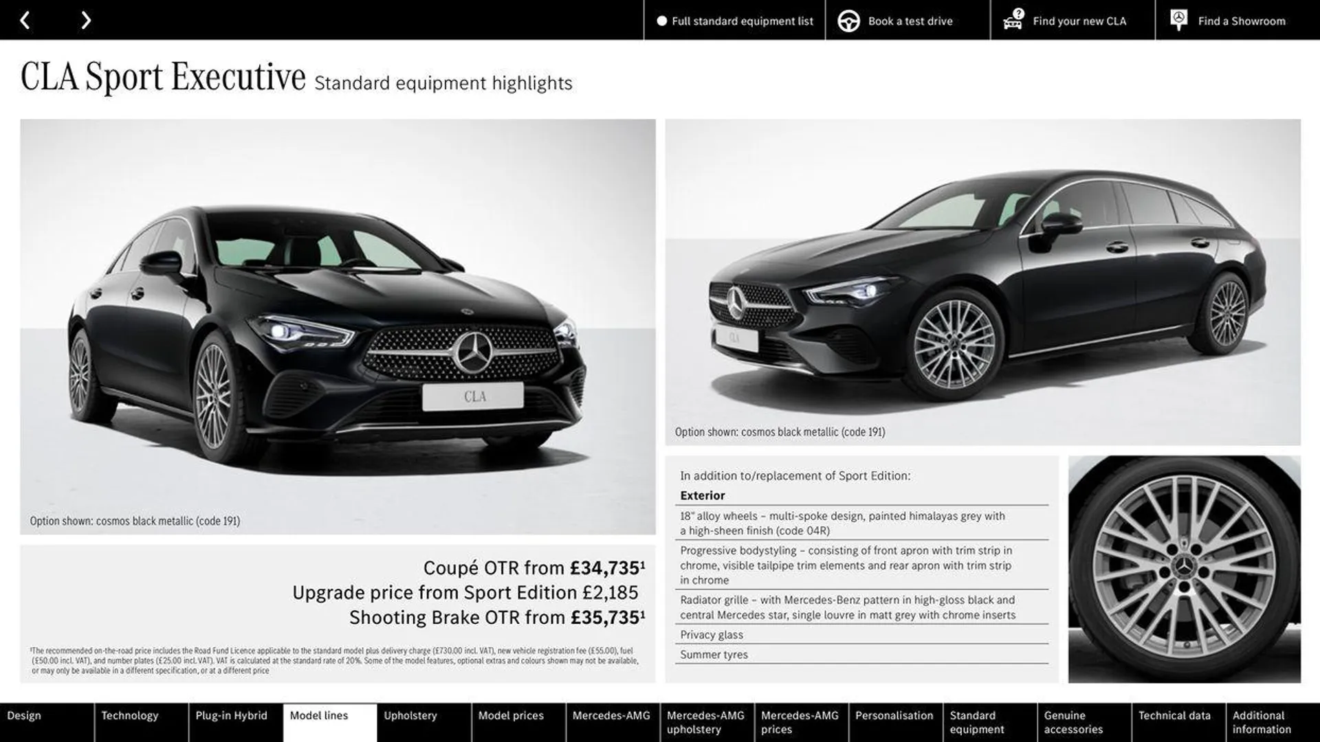 Mercedes Benz CLA Shooting Brake from 15 July to 31 January 2025 - Catalogue Page 19